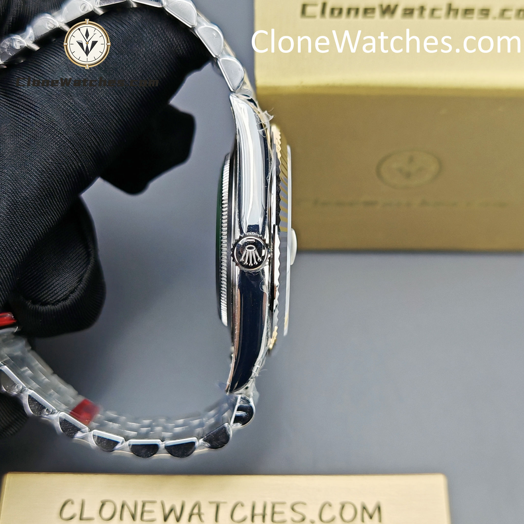 Rolex Super Clone Watches 1:1 DateJust Water Ripple Blue Dial m126334-0032 Jubilee 41MM 3235 Movement