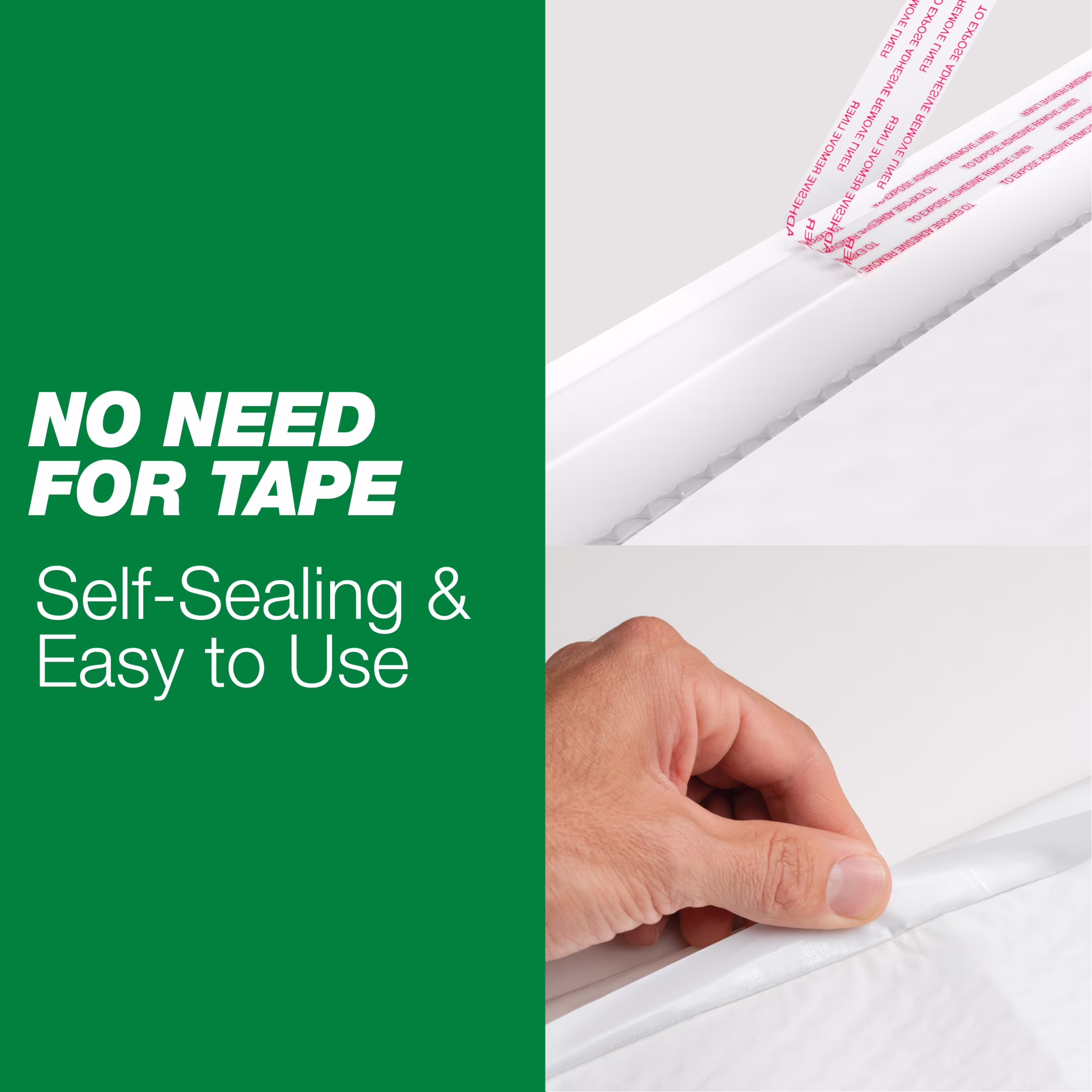 Duck Max Strength Self-Sealing Poly Bubble Mailer #6, 12.5