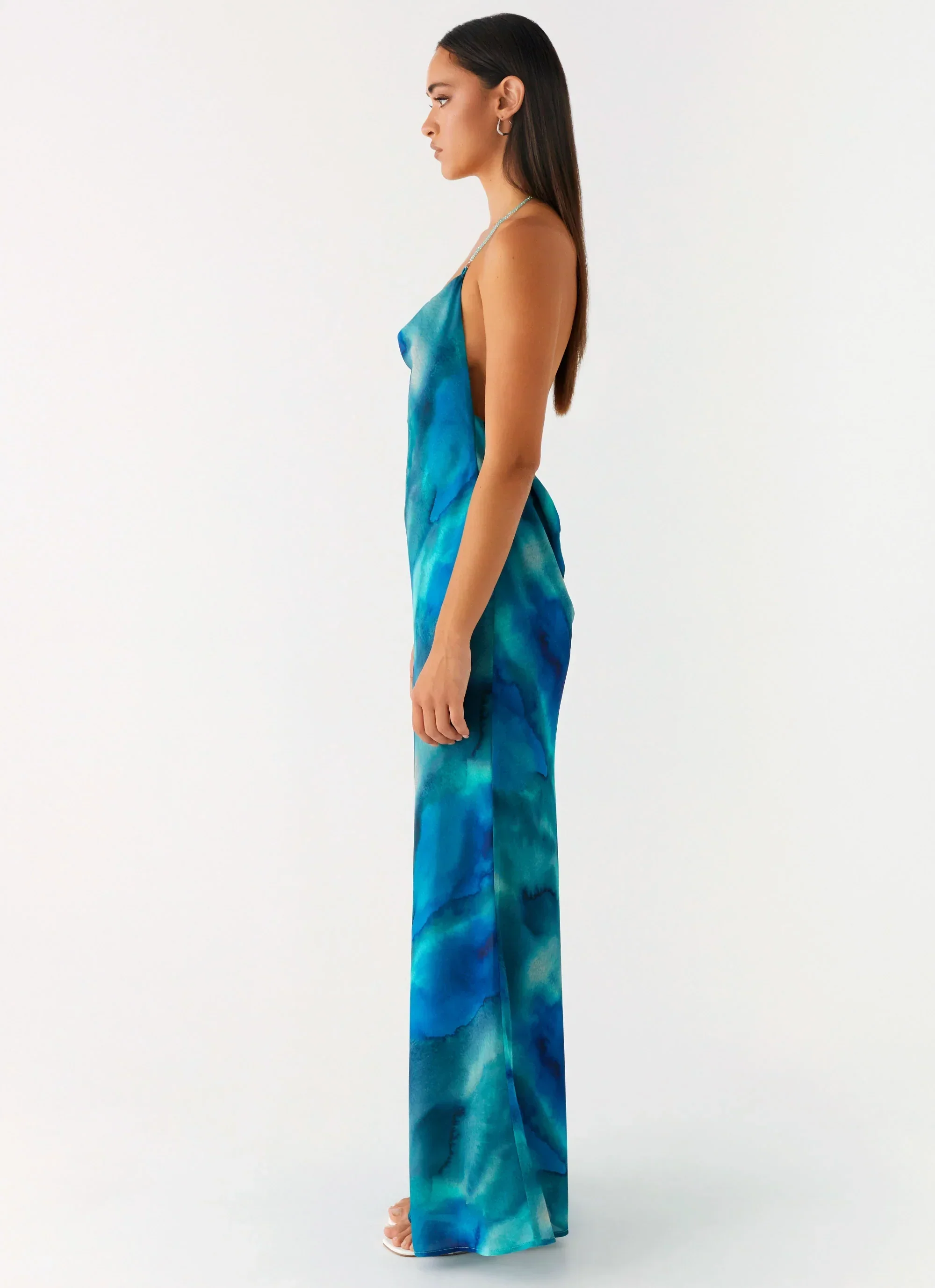 Journey Maxi Dress - Blue Tie Dye