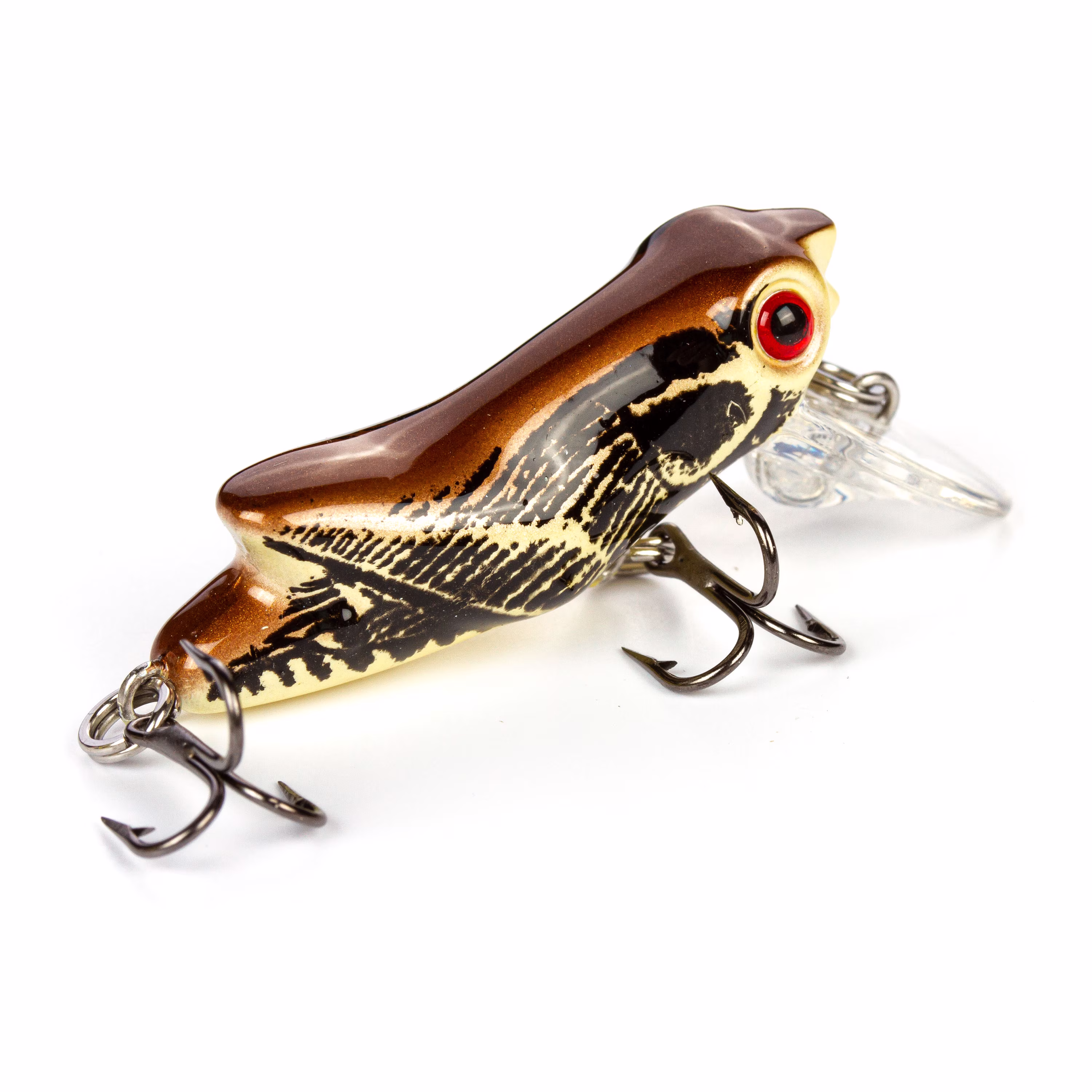 Ozark Trail Mini Hopper Crankbait, Autumn, 1/9 oz, Freshwater Fishing Lure