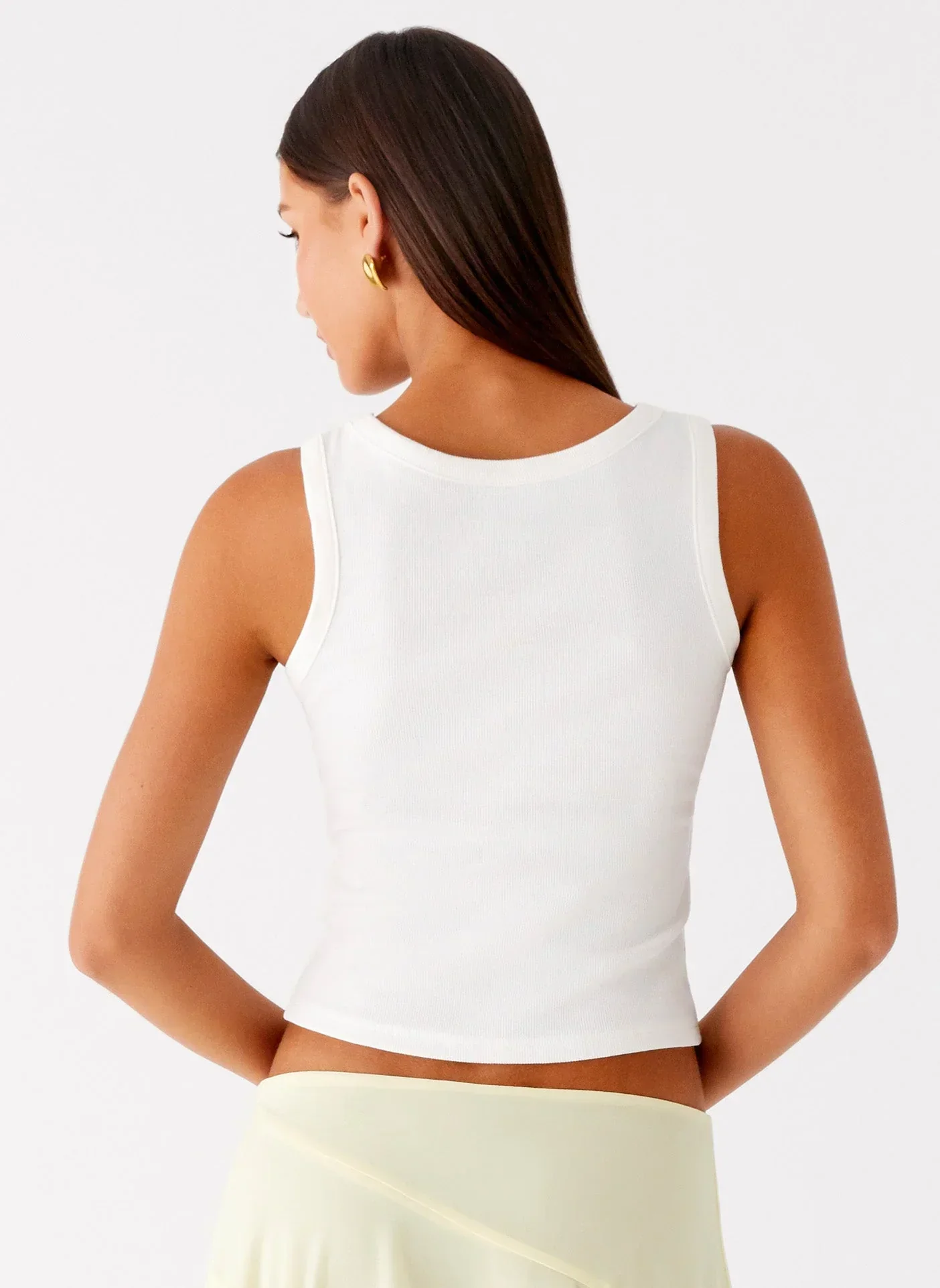 Carmela Tank Top - White