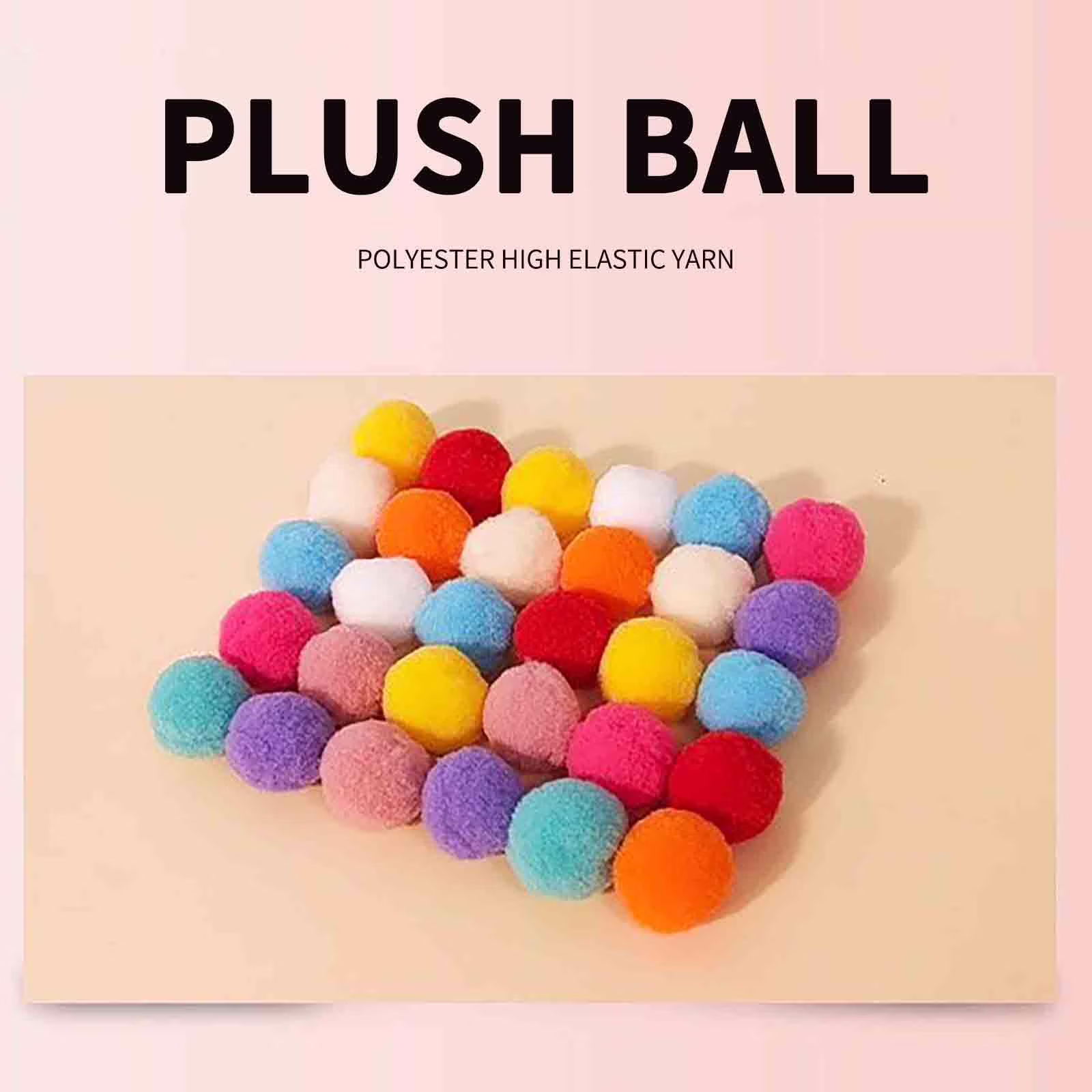 TOPRenddon 31 Pcs Cat Toy Ball Launcher Gun, Cat Fetch Toy Gun Shooter,Plush Ball Shooting Gun with 30Pcs Pom Pom Balls,Funny & Fuzzy Toys Interactive for Indoor Cats,Cat Treat Gun Teenie Toys