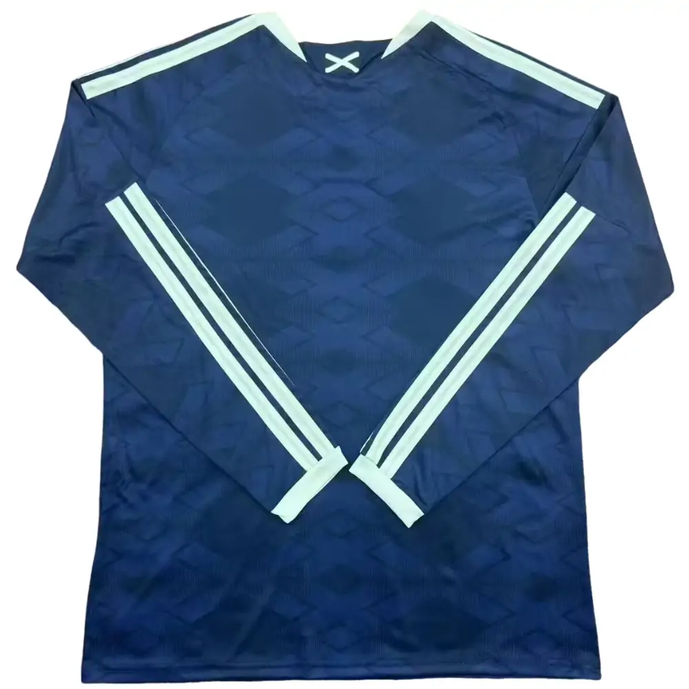 2026 World Cup Scotland Home Long Sleeve Jersey - Fans Edition