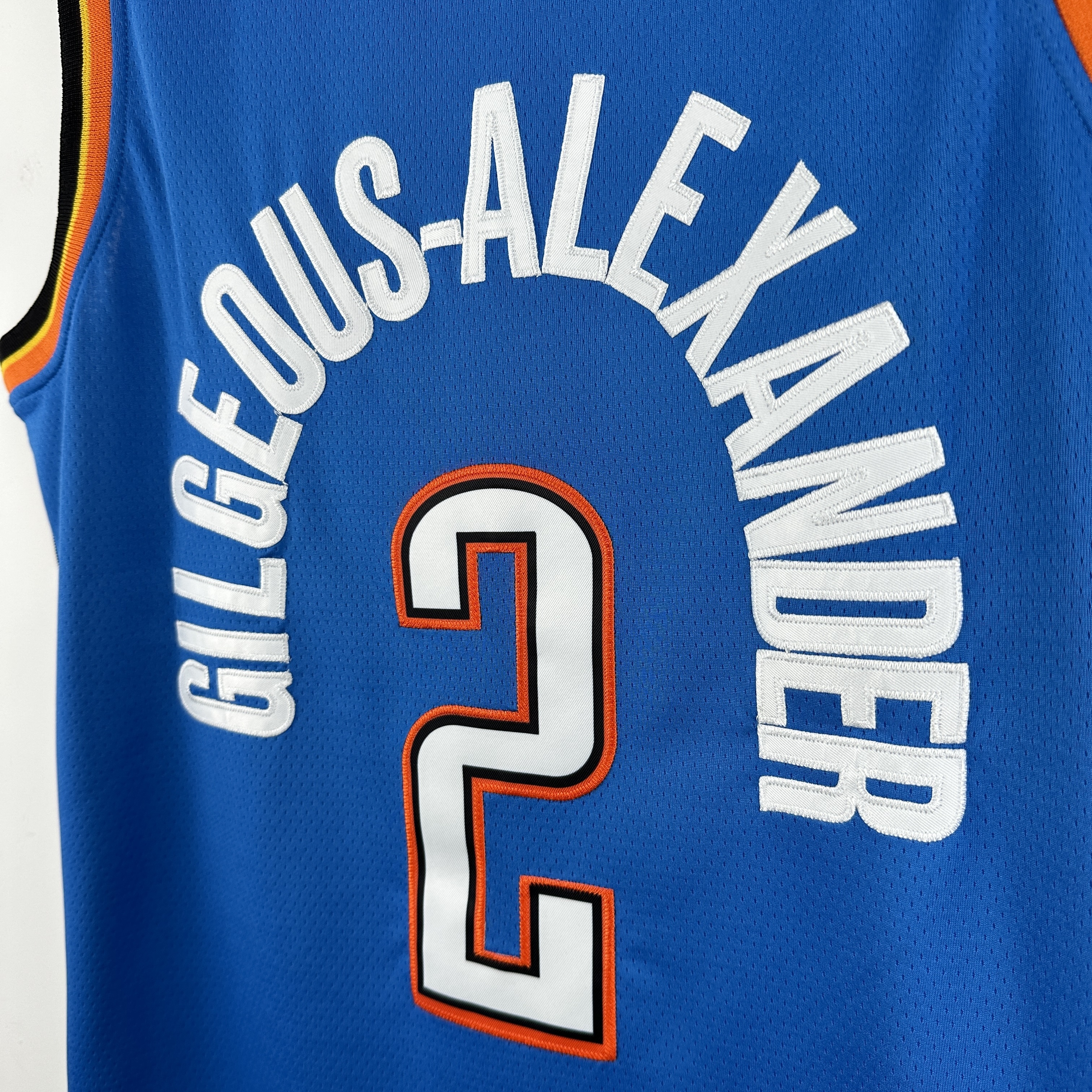 Embroidered Thunder Blue No. 2 Alexander