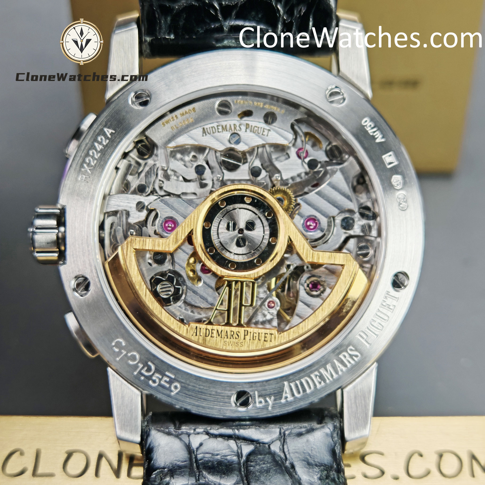 Audemars Piguet Super Clone Watches 1:1 Code 11.59 Smoky Gey Dial 26393CR 41mm