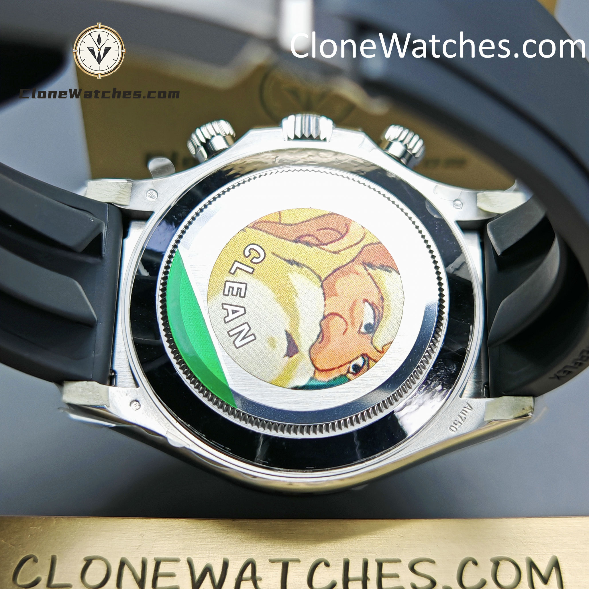 Rolex Super Clone Watches 1:1 Daytona Black Diamond Dial m116519ln-0025 4130 Movement