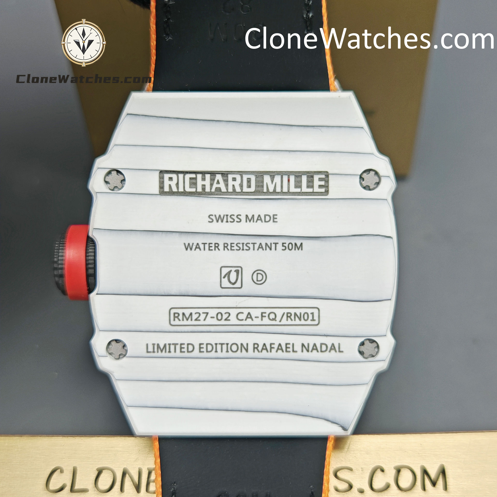 Richard Mille Super Clone Watches 1:1 RM27-02 White QTPT Rafael Nadal Tourbillon