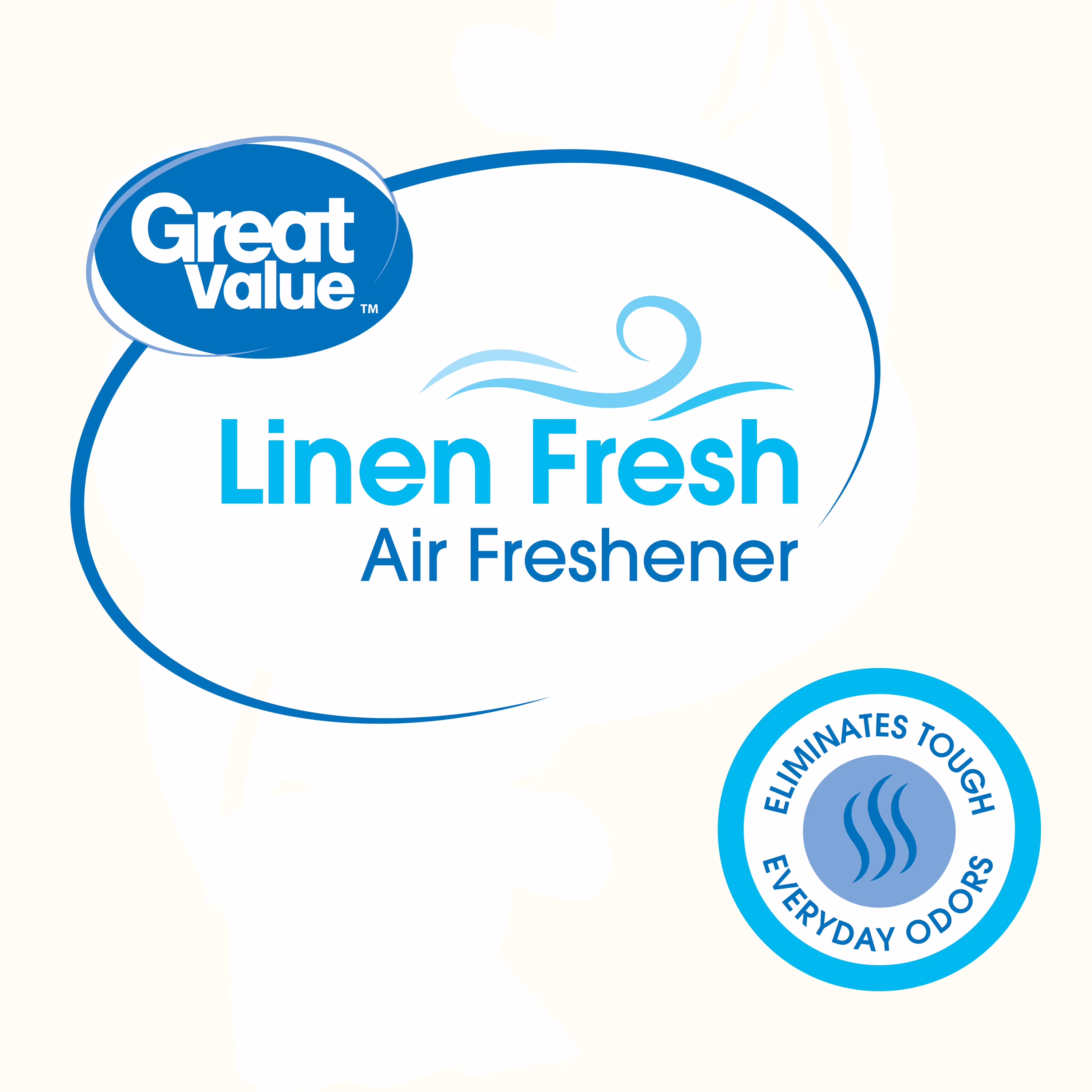 Great Value Aerosol Air Freshener, Linen Fresh, 8 oz
