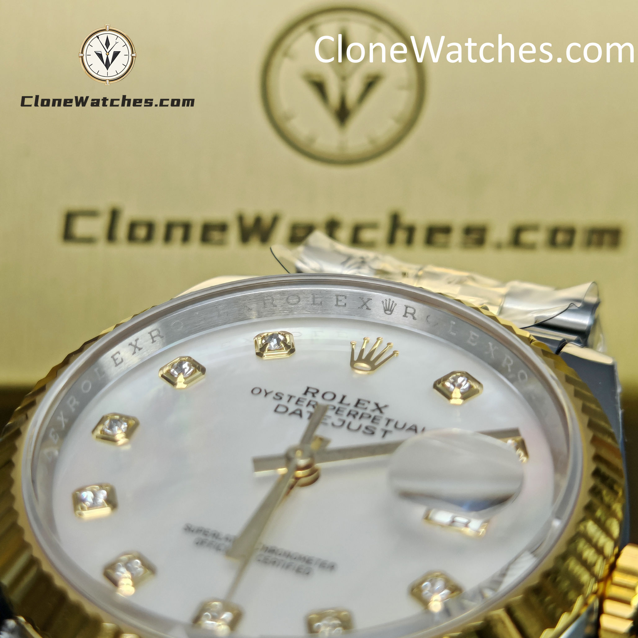 Rolex Super Clone Watch 1:1 DateJust m126233-0023 Mother-of-pearl Dial Jubilee 36MM 3235 Movement