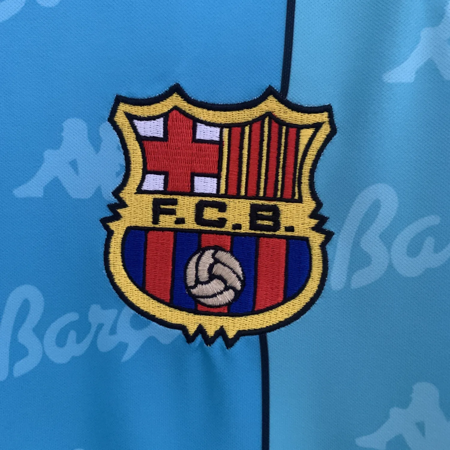 1996/97 Barcelona Away Long Sleeve Retro Shirt