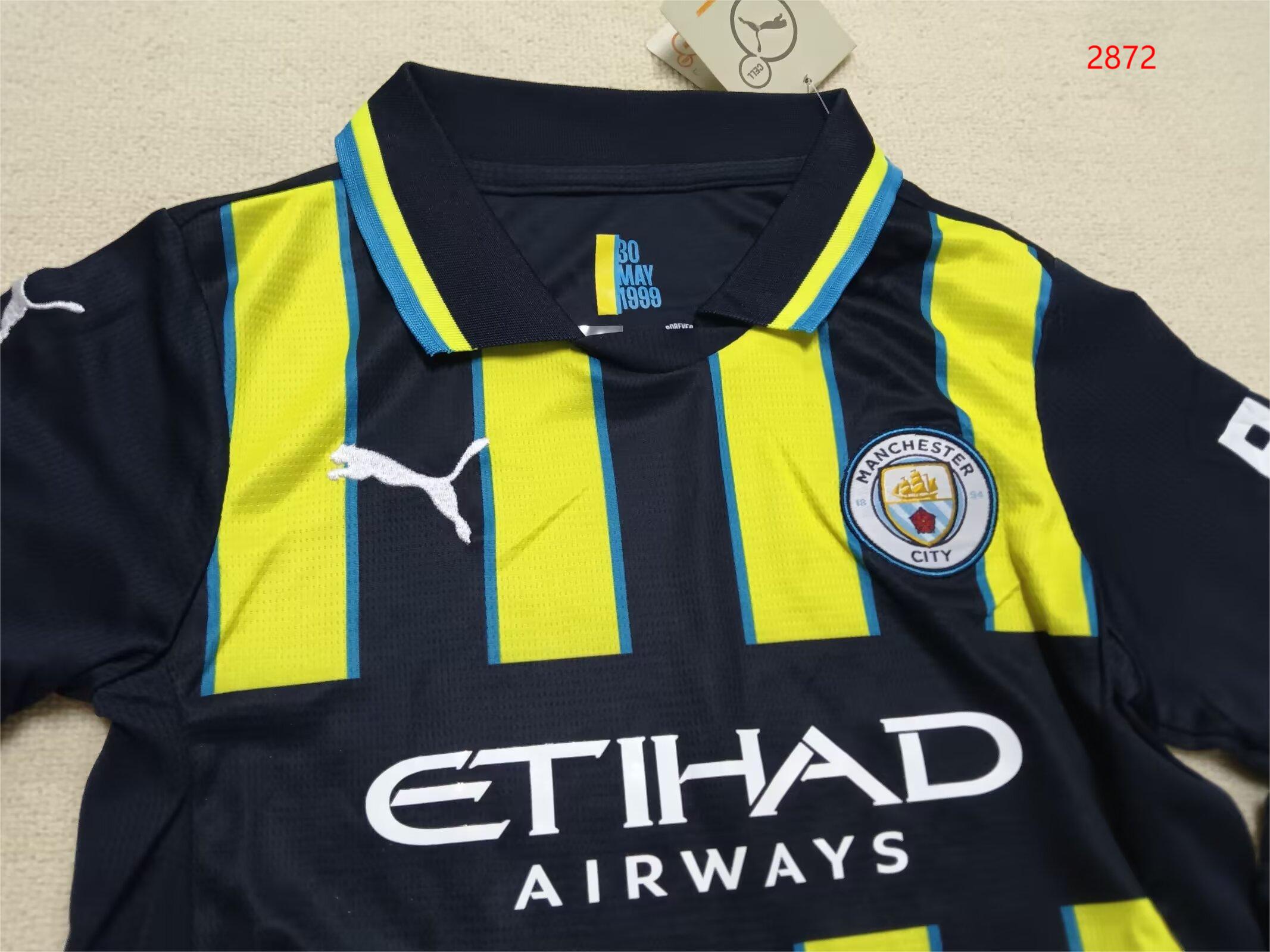 2024/25 Manchester City Away.--Children's Kit