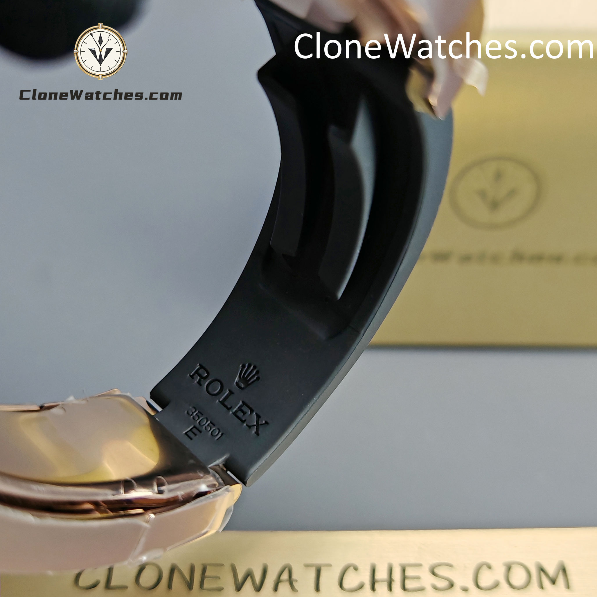 Rolex Super Clone Watches 1:1 Daytona Rose Gold M126515ln-0006 4131 Movement