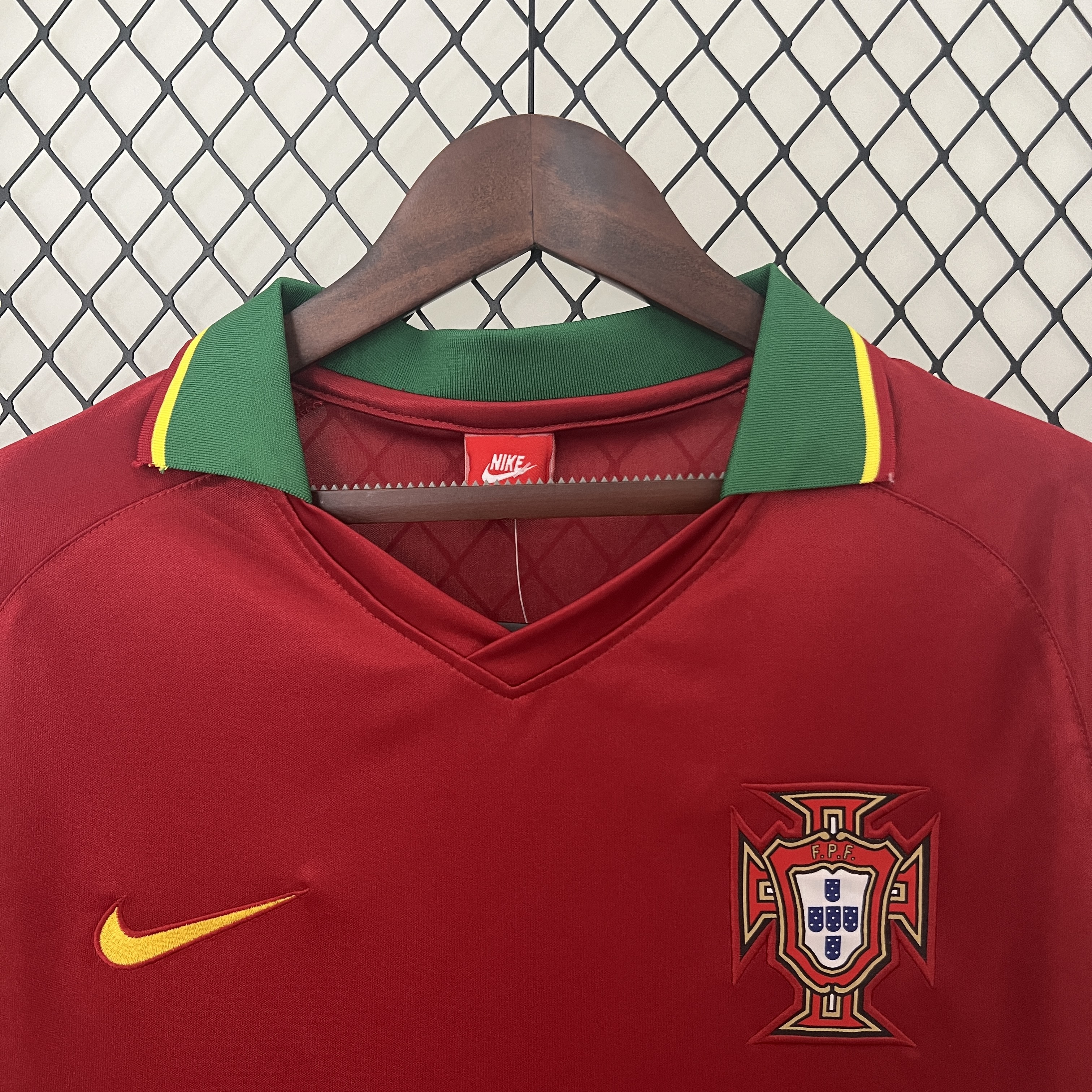 1997/98 retro Portugal home jersey - Fans Edition