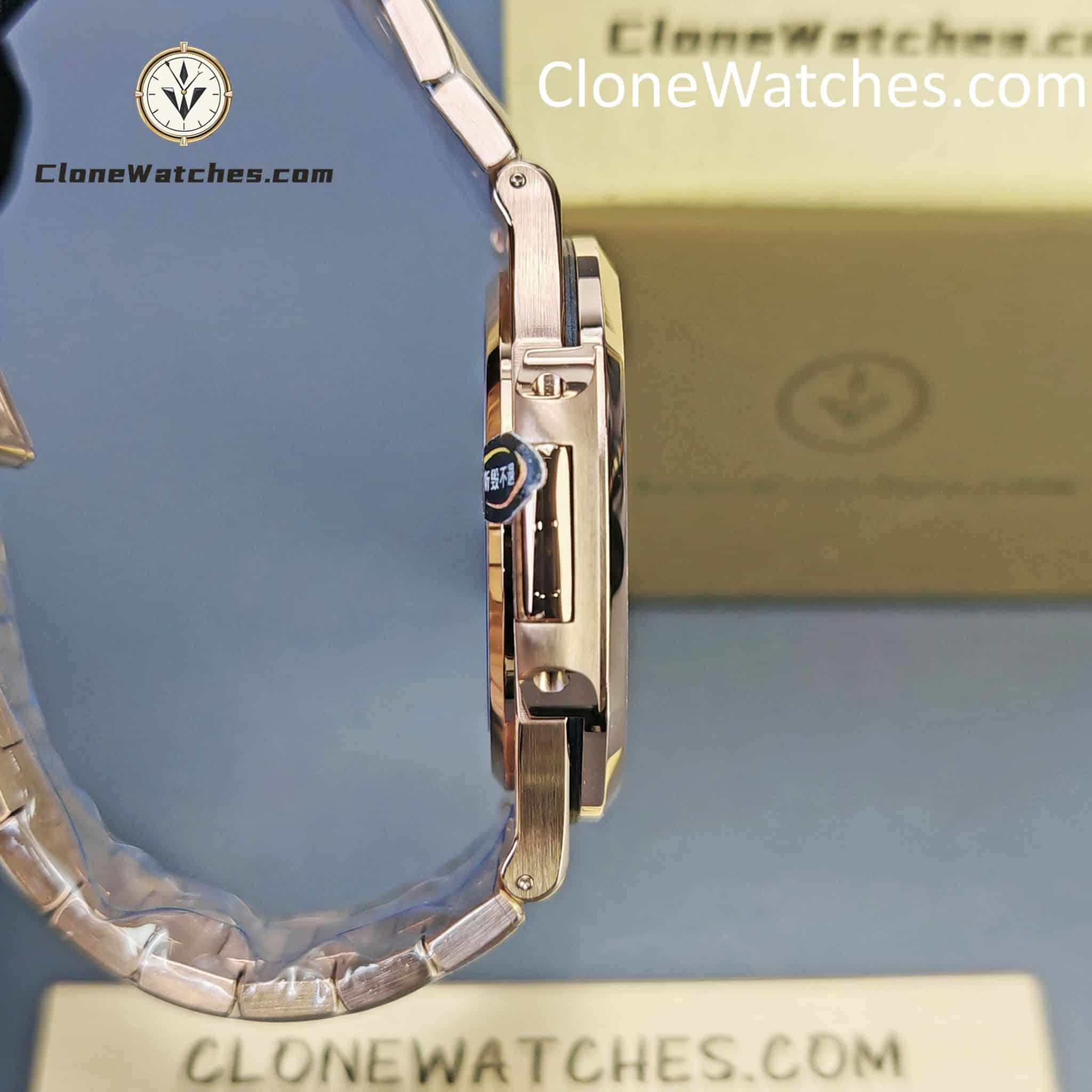 Patek Philippe Super Clone Watches 1:1 Nautilus 5711 Grey Dial 18K Rose Gold