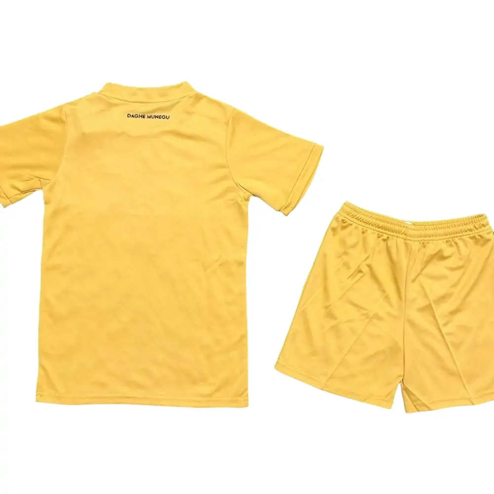 2025-26 AS Monaco Second Away Kit - Short Sleeve Children's suit Fans Edition