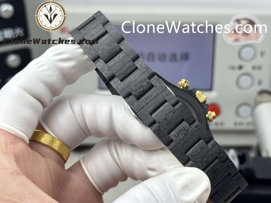 Modified Super Clone Watches 1:1 Rolex Daytona 4130 Super Lightweight Carbon Fiber “Red Tachymeter” 40mm