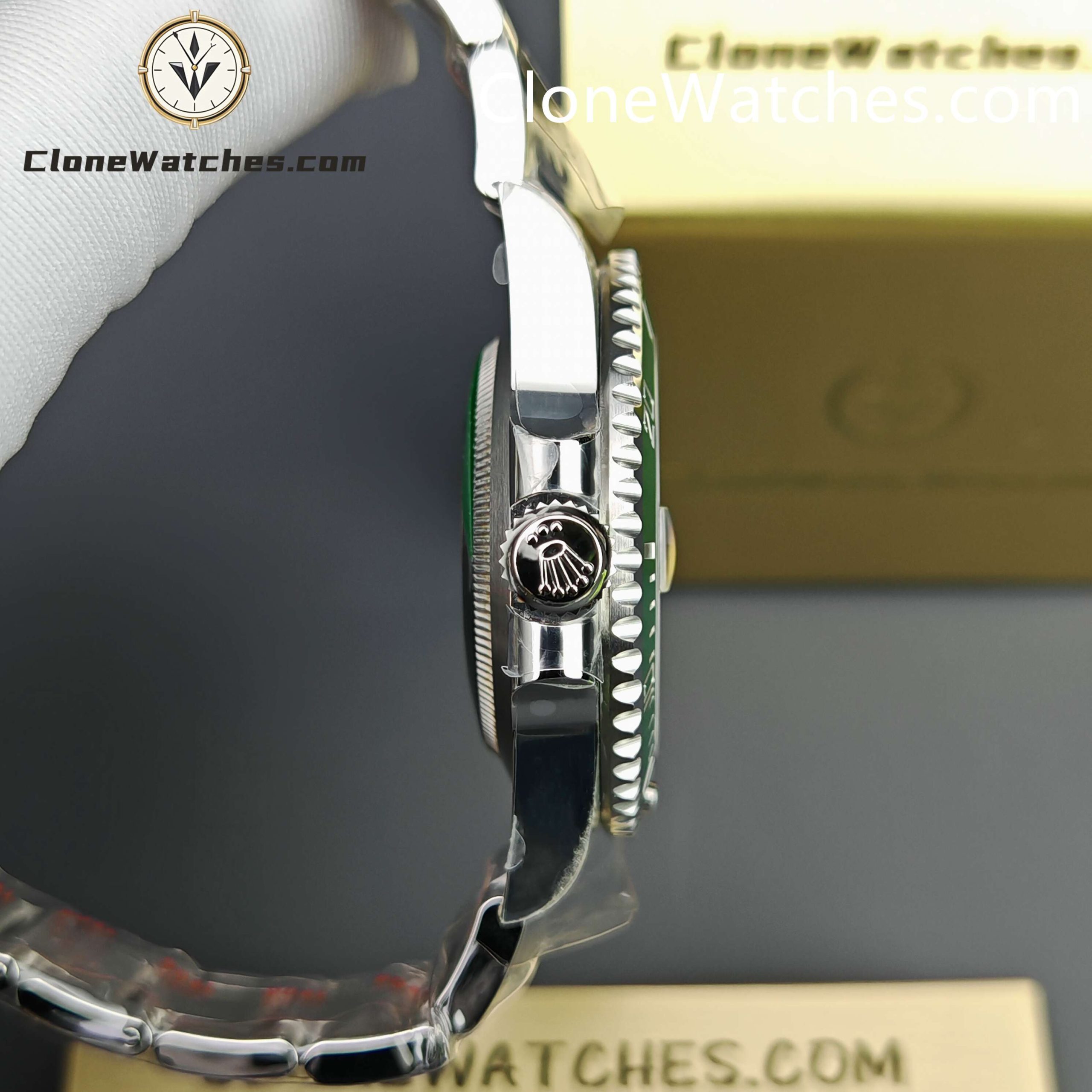 Rolex Super Clone Watches 1:1 Hulk Submariner 116610LV 3135 Movement