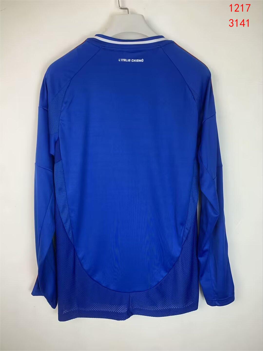 2024/25 Italy home fan version long sleeves 1:1 Thai quality