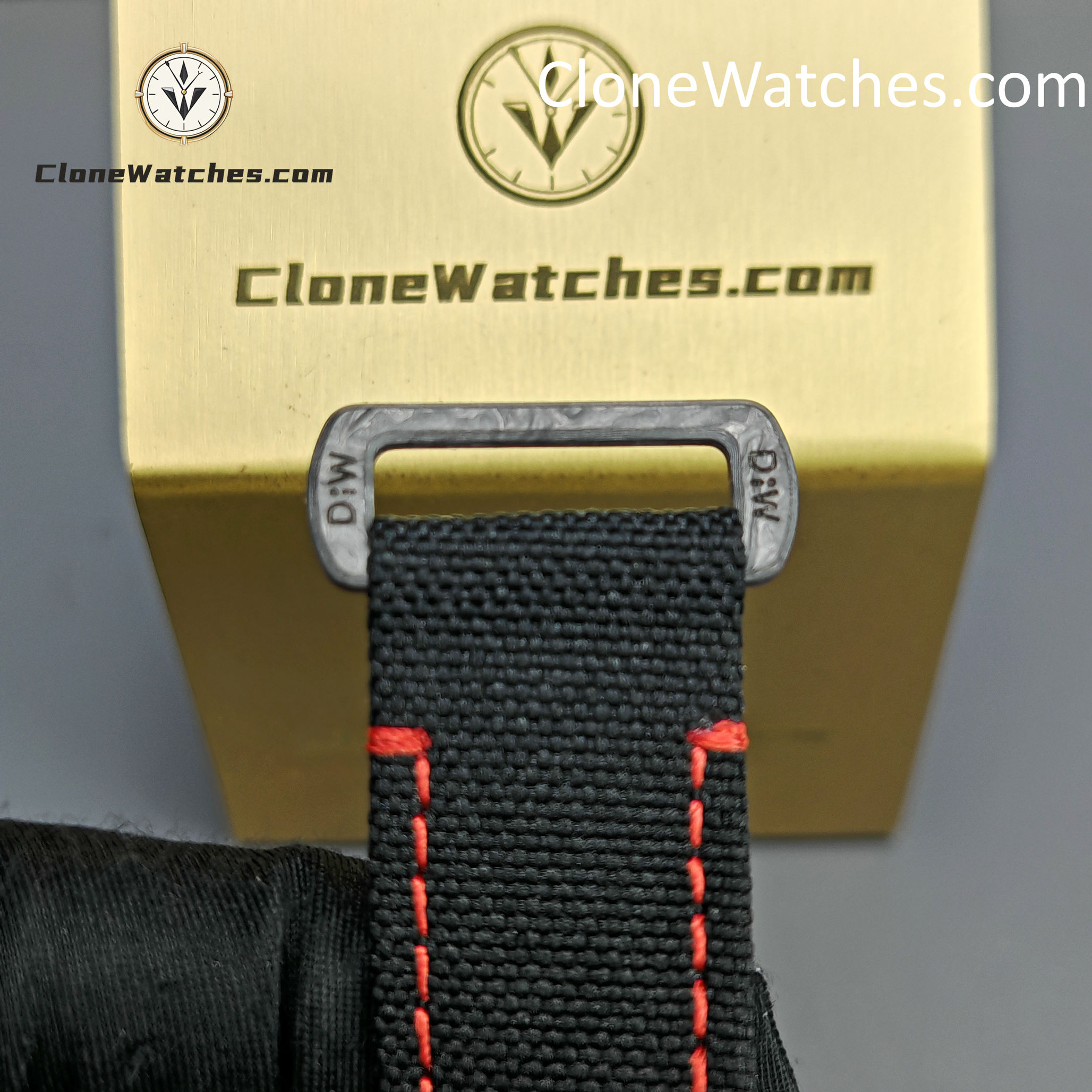 Modified Super Clone Watches 1:1 DIW Rolex Daytona 4130 Movement Black Strap