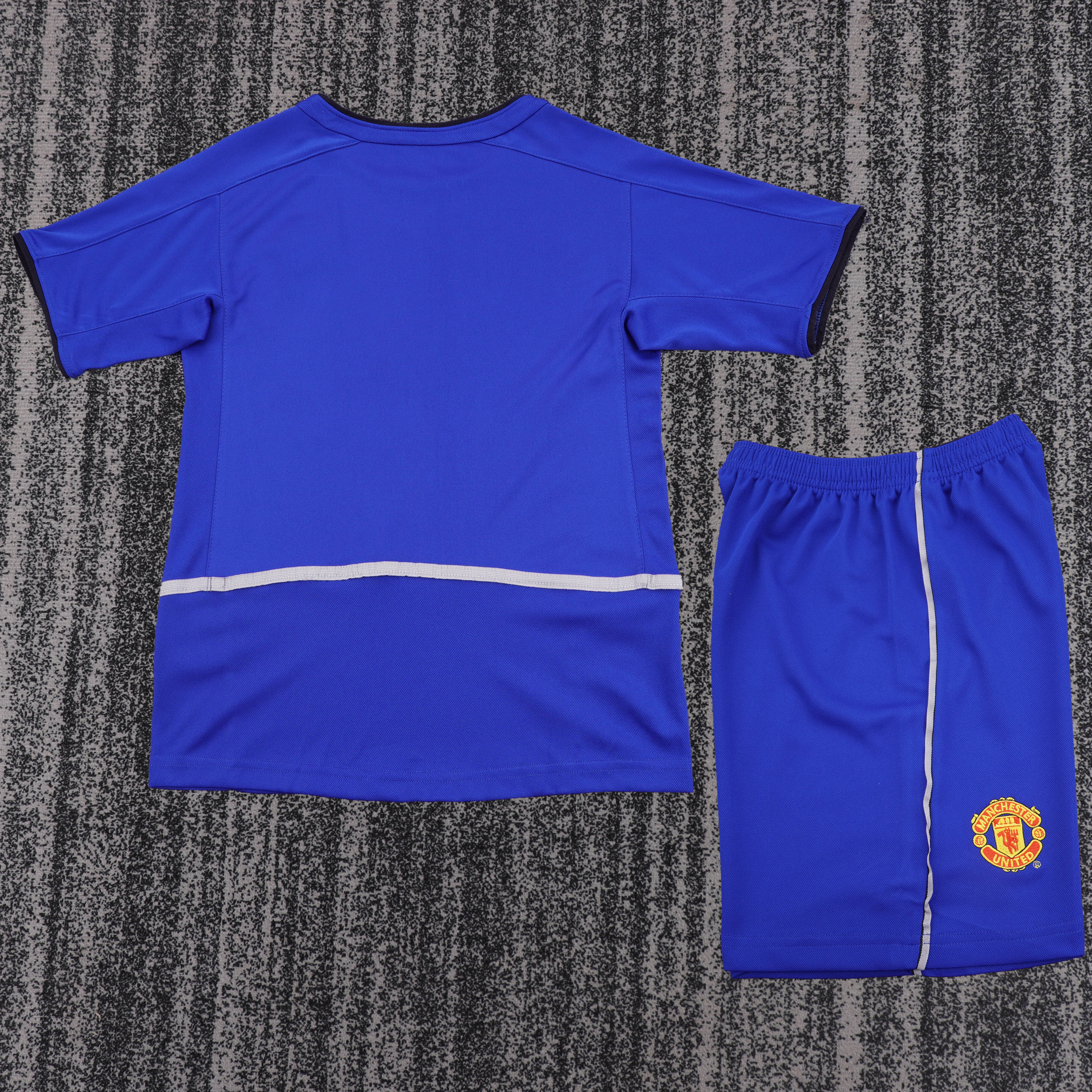 2002-03 Manchester United Second Away Match Retro Children's Jersey Set - Fans Edition
