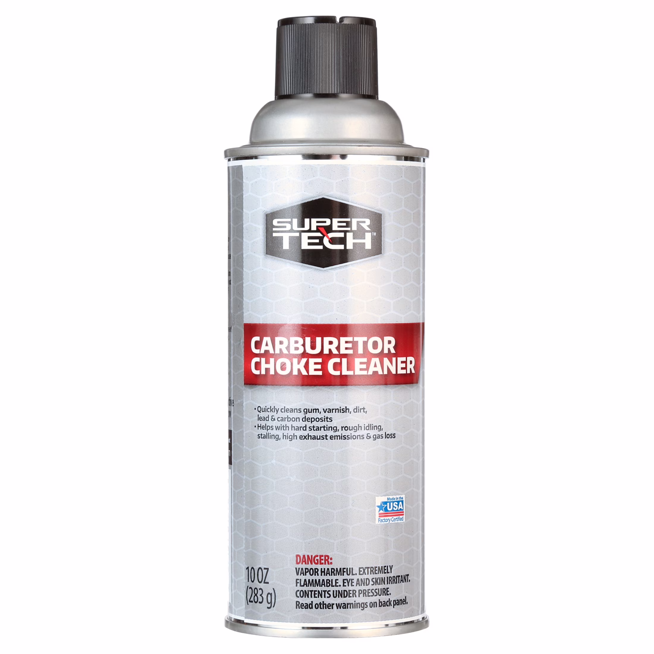 (2 pack) Super Tech Universal Carburetor Cleaner Universal — 10% VOC, 10 oz. 1 Pack