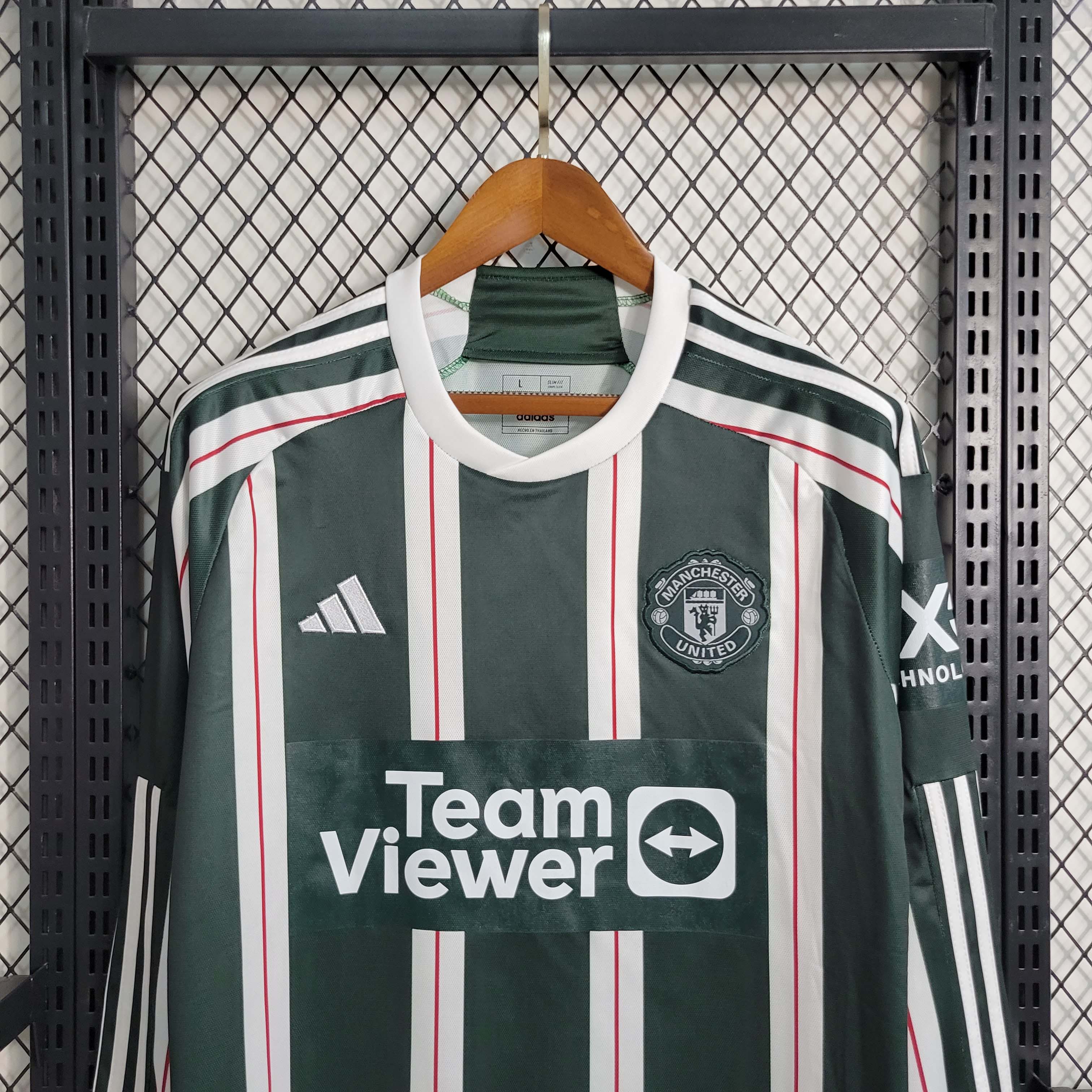 2023/2024 Long Sleeve Manchester United Away Football Shirt 1:1 Thai Quality - Fans Edition