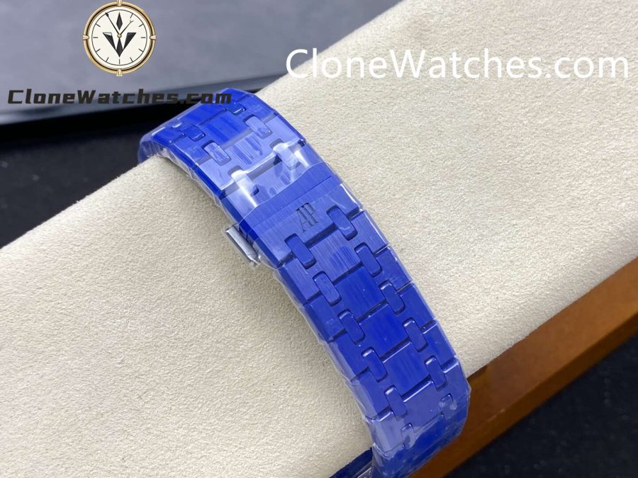 Audemars Piguet Super Clone Watches 1:1 Royal Oak Blue Ceramic 15500 White Dial