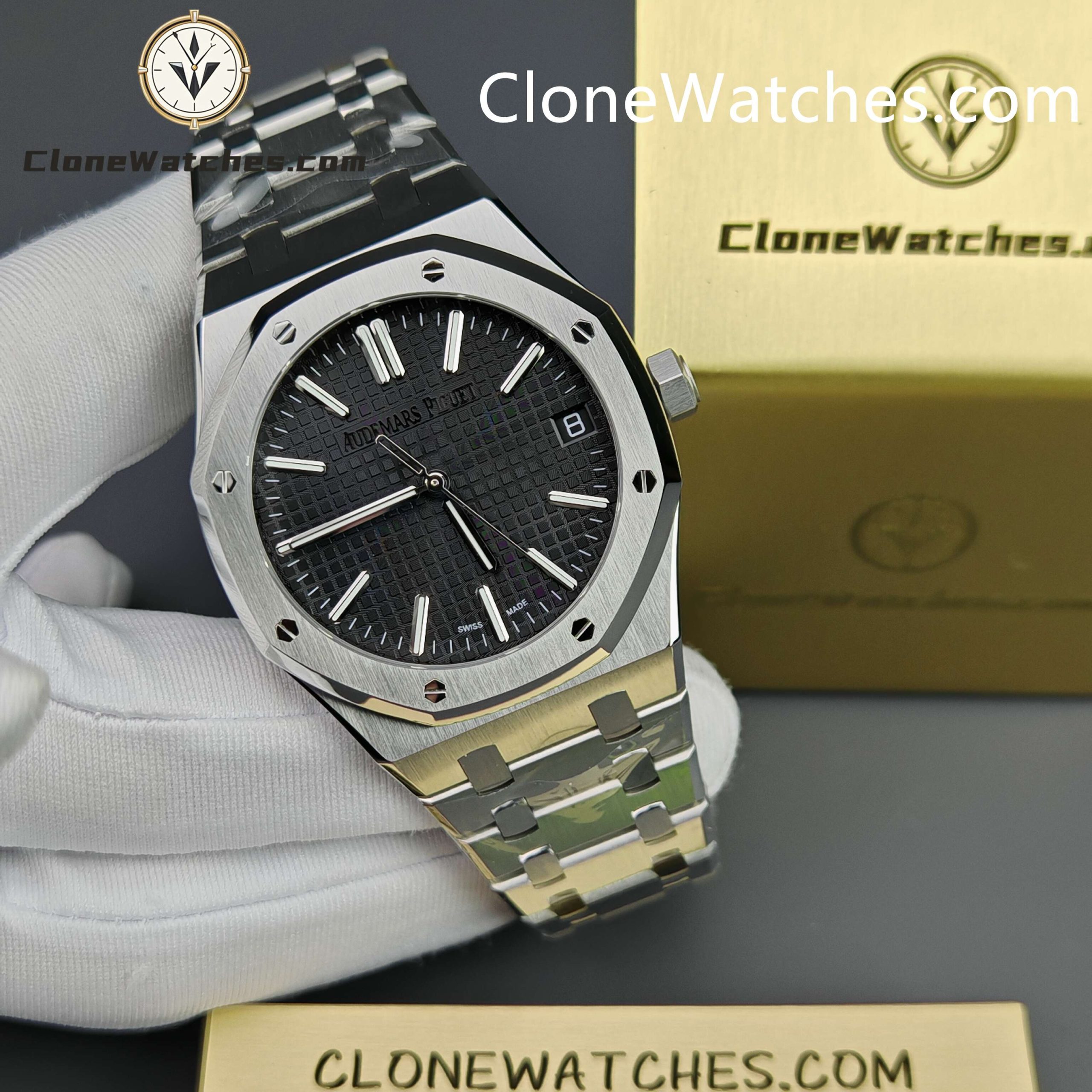 Audemars Piguet Super Clone Watches 1:1 Royal Oak 15510 Black Dial 41MM Selfwinding