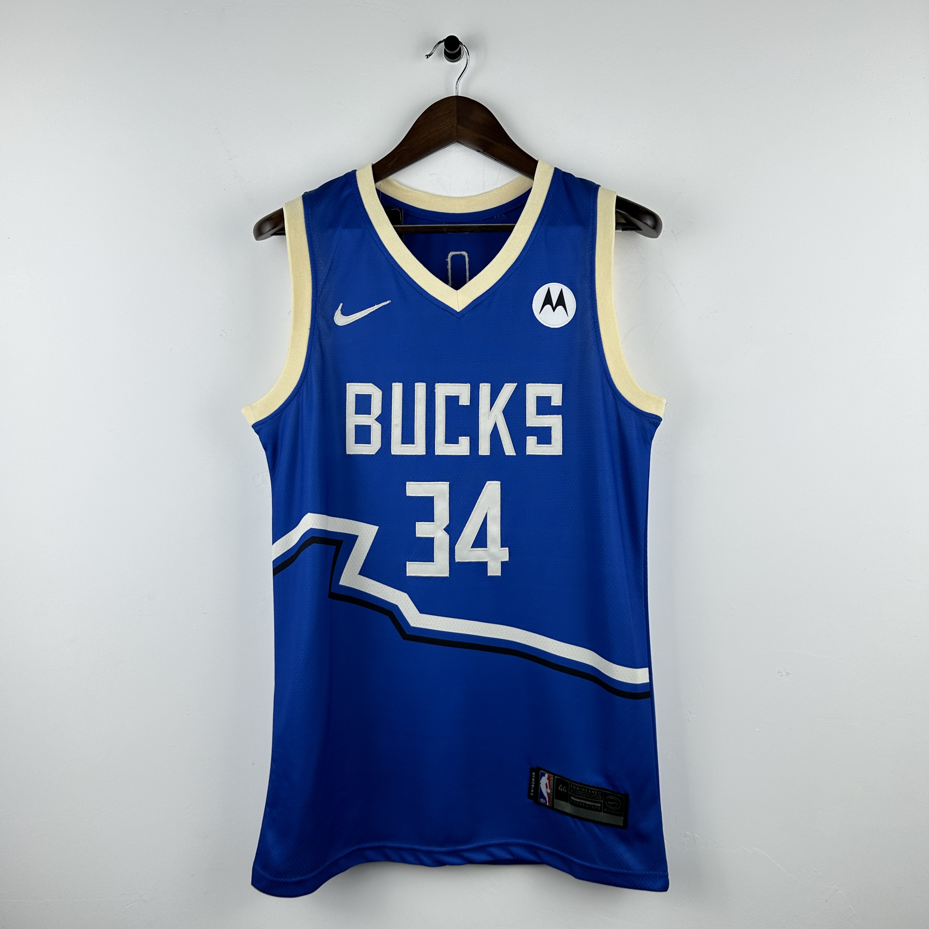 Embroidery 25th season Bucks City Edition No. 34 Antetokounmpo