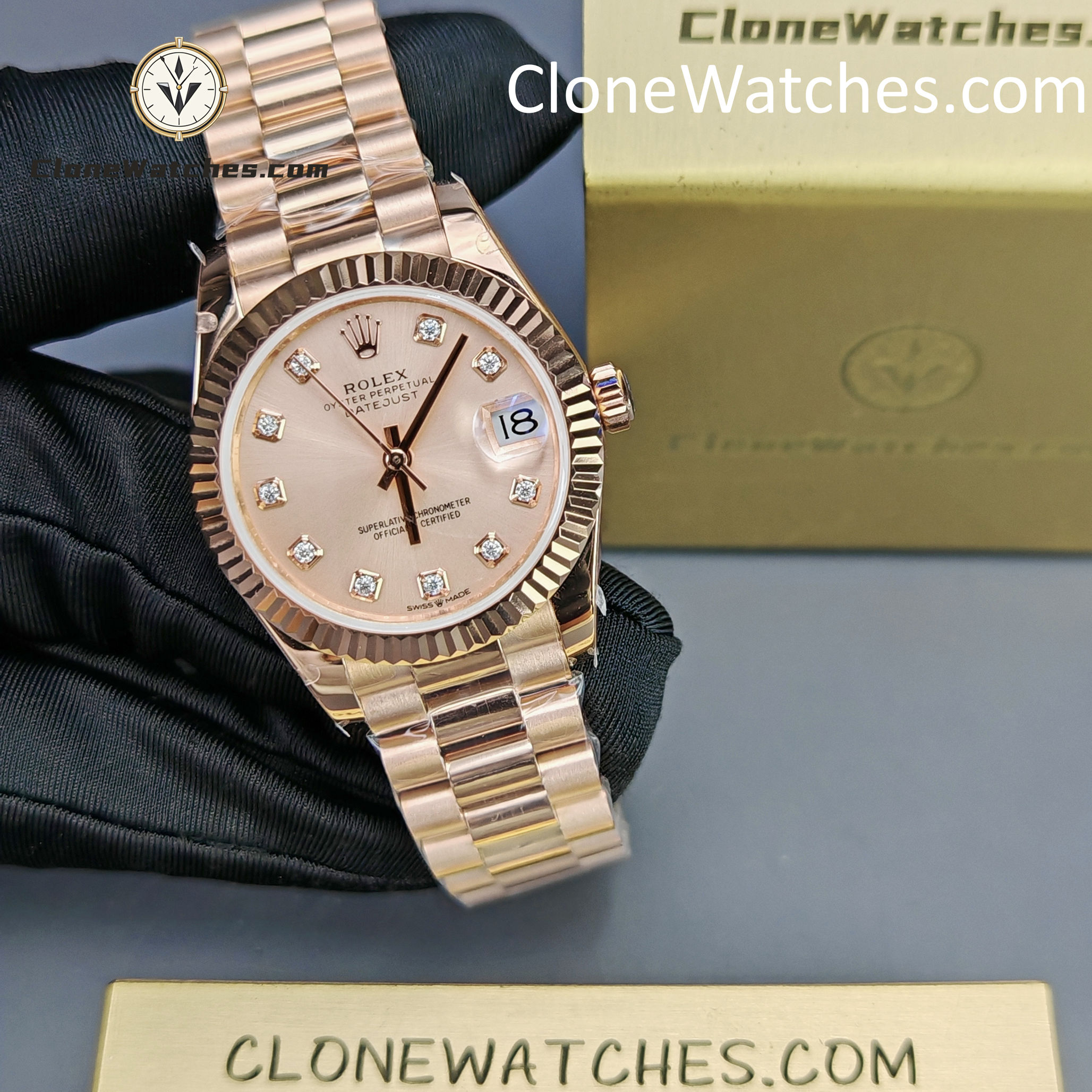 Rolex Super Clone Watches 1:1 DateJust m278275-0031 President 31MM 2236 Movement