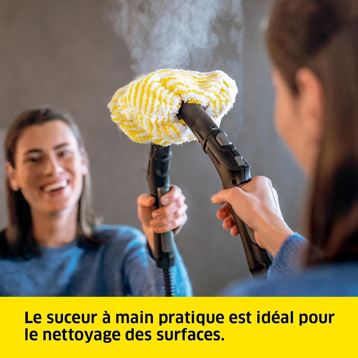Nettoyeur vapeur SC5 EasyFix Iron Plug 42 bar préchauffage 3 min surface 150 m² réservoir 2L