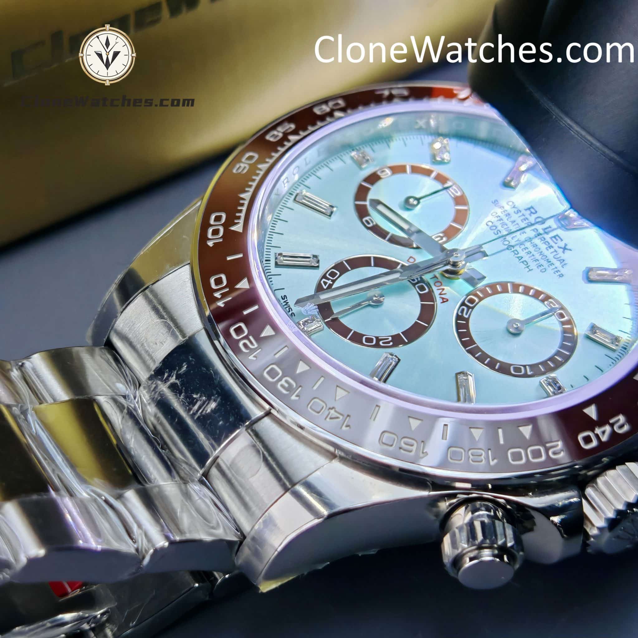 Rolex Super Clone Watches 1:1 ICE BLUE Daytona M126506-0002 4131 Movement