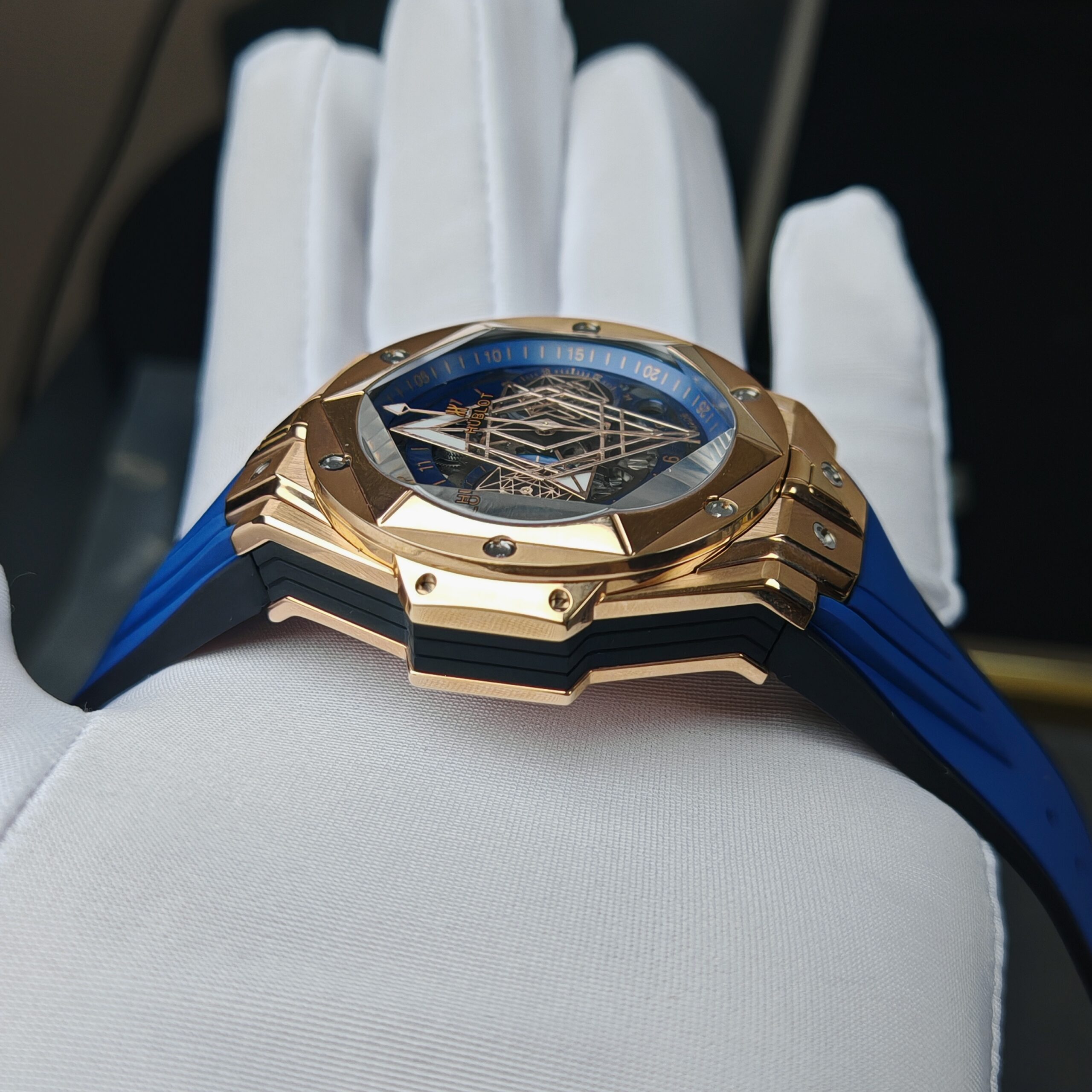 Hublot Super Clone Watches 1:1 Big Bang Unico Sang Bleu II 45MM KING GOLD 418.OX.5108.RX.MXM20