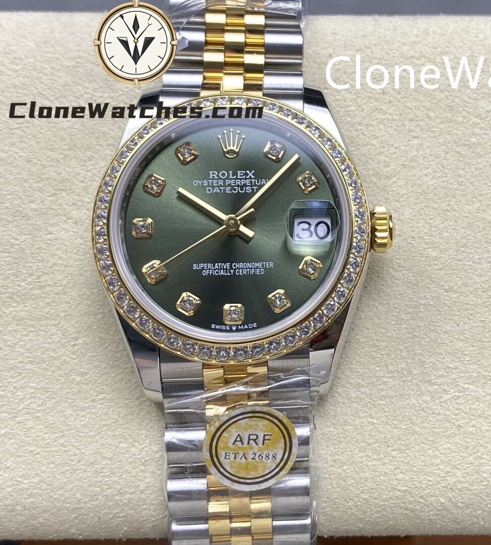 Rolex Super Clone Watches 1:1 DateJust m278383rbr-0030 Jubilee 31MM 2236 Movement