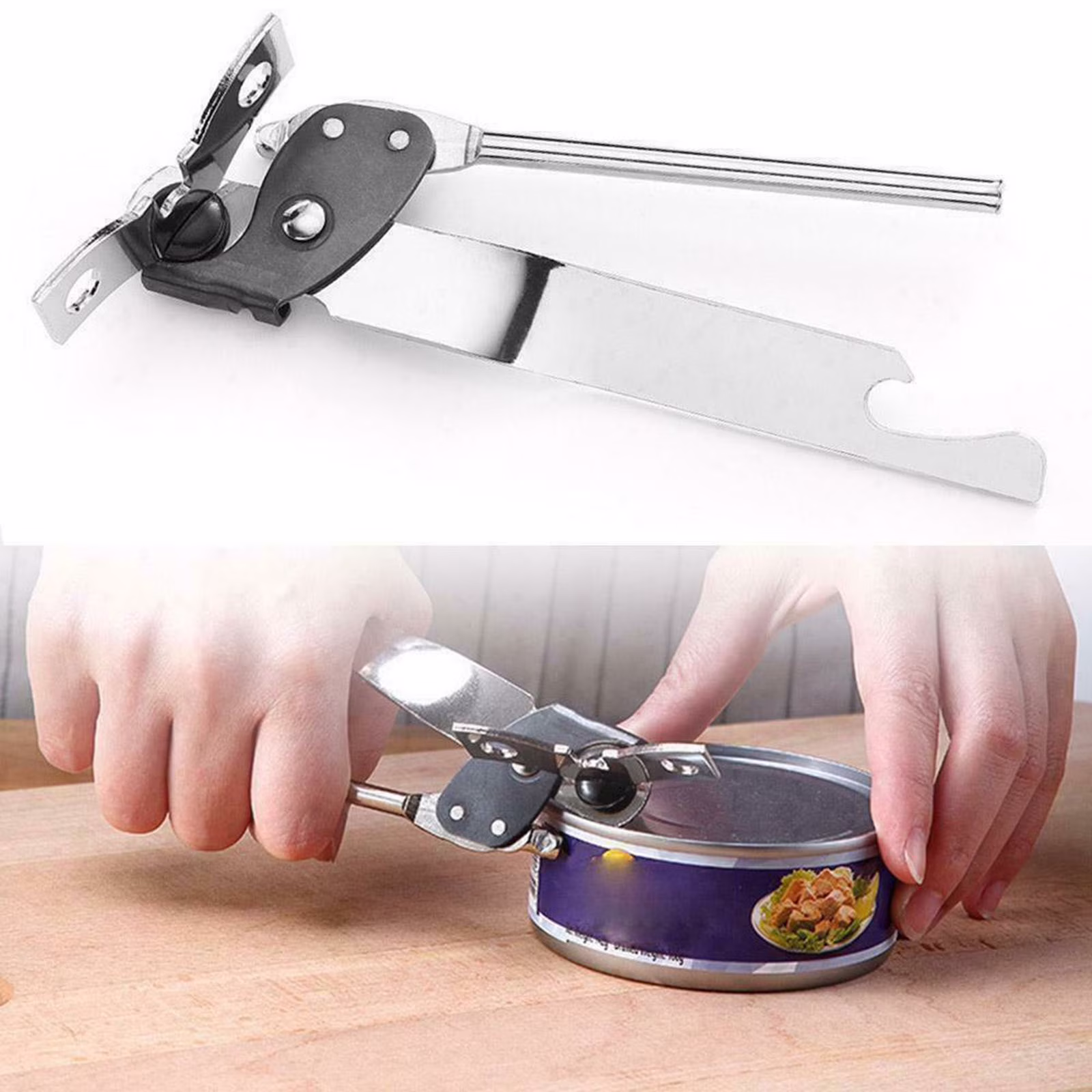 Clearance Manual Can Opener Kitchen Tools Steel Can DIY Opener Side Gadgets