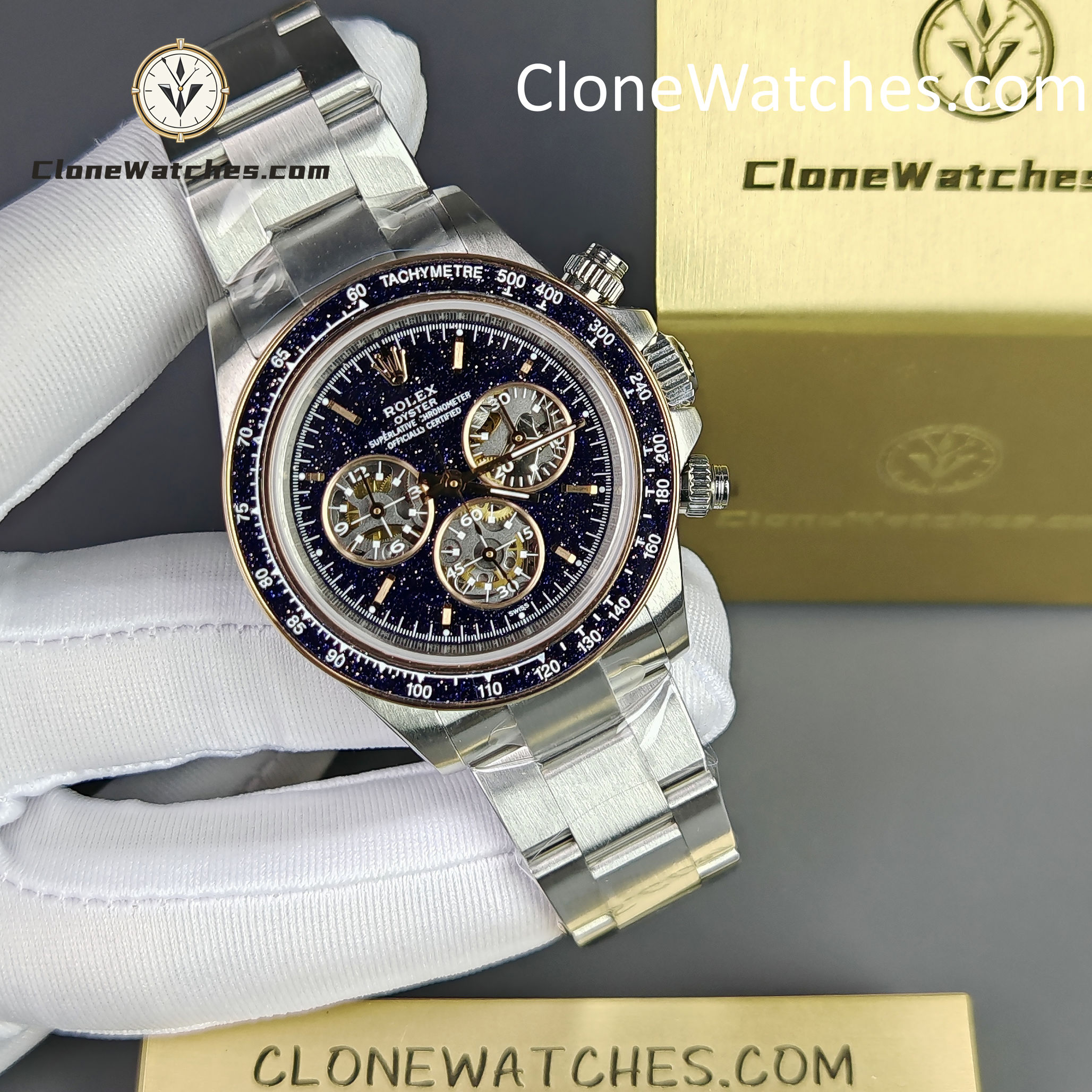 Modified Super Clone Watches 1:1 Rolex Daytona x Les Artisans de Genève Ventura
