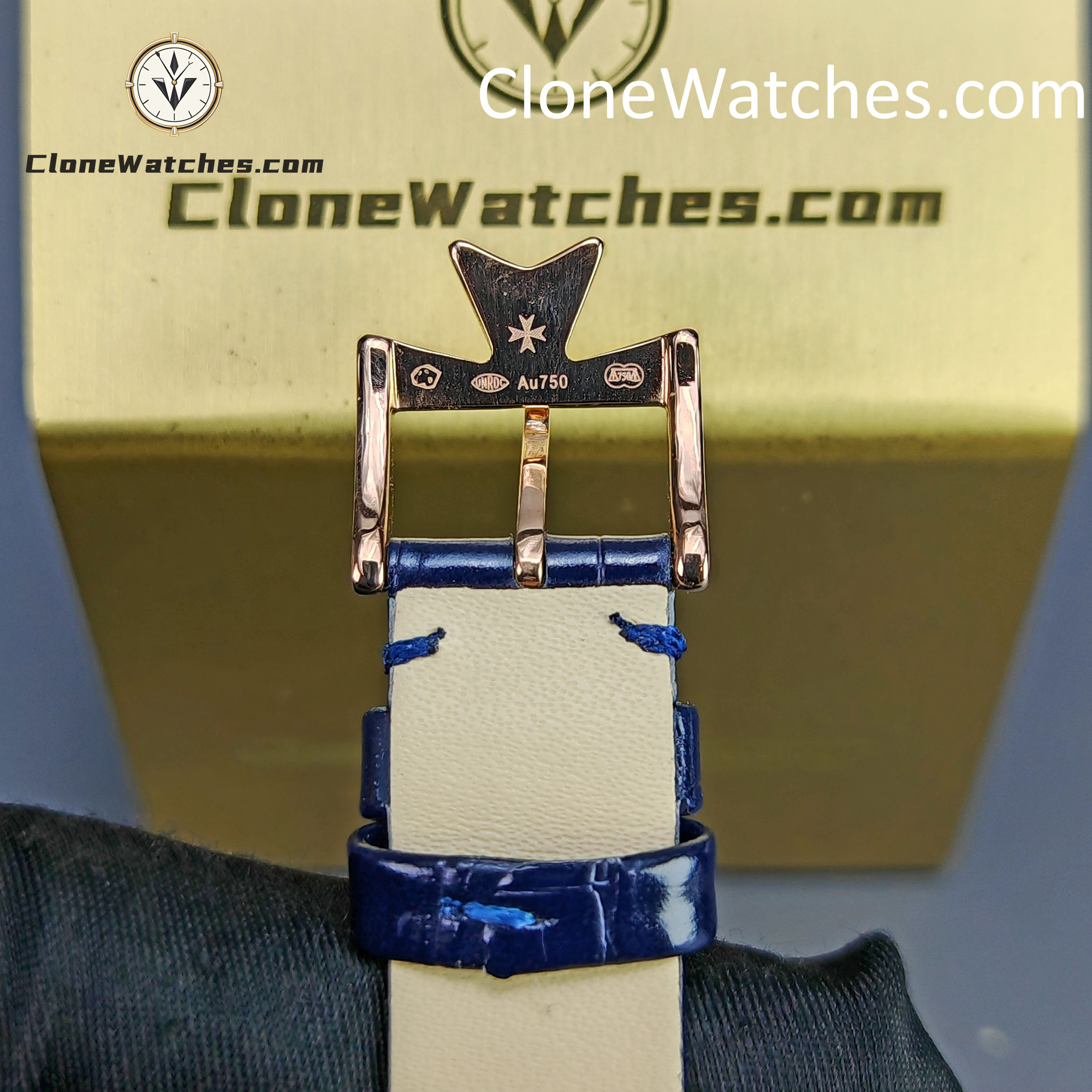 Vacheron Constantin Super Clone Watches 1:1 Égérie Moon Phase 8005F/000R-B498 White Dial