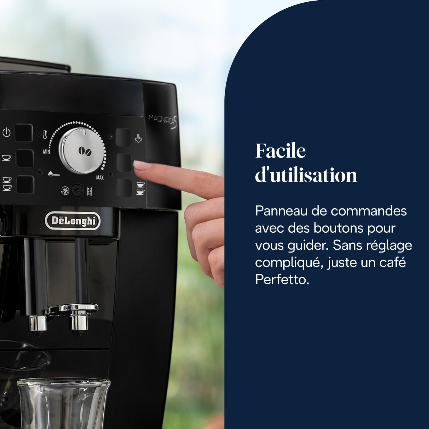Machine café automatique mousseur lait manuel ECAM11.112.B