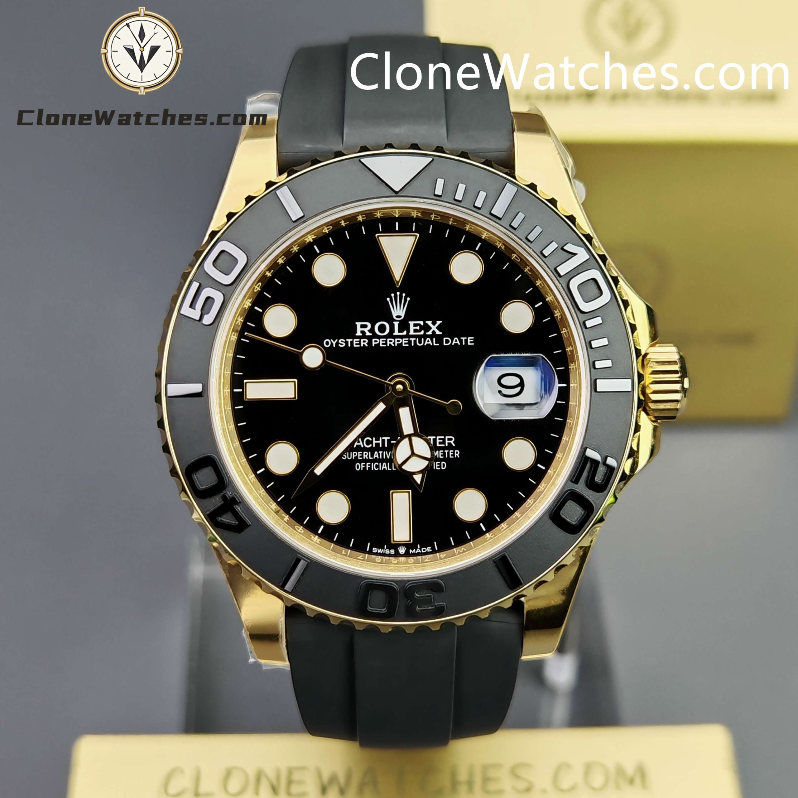 Rolex Super Clone Watches 1:1 Yacht Master 18k Gold 226658 3235 Movement