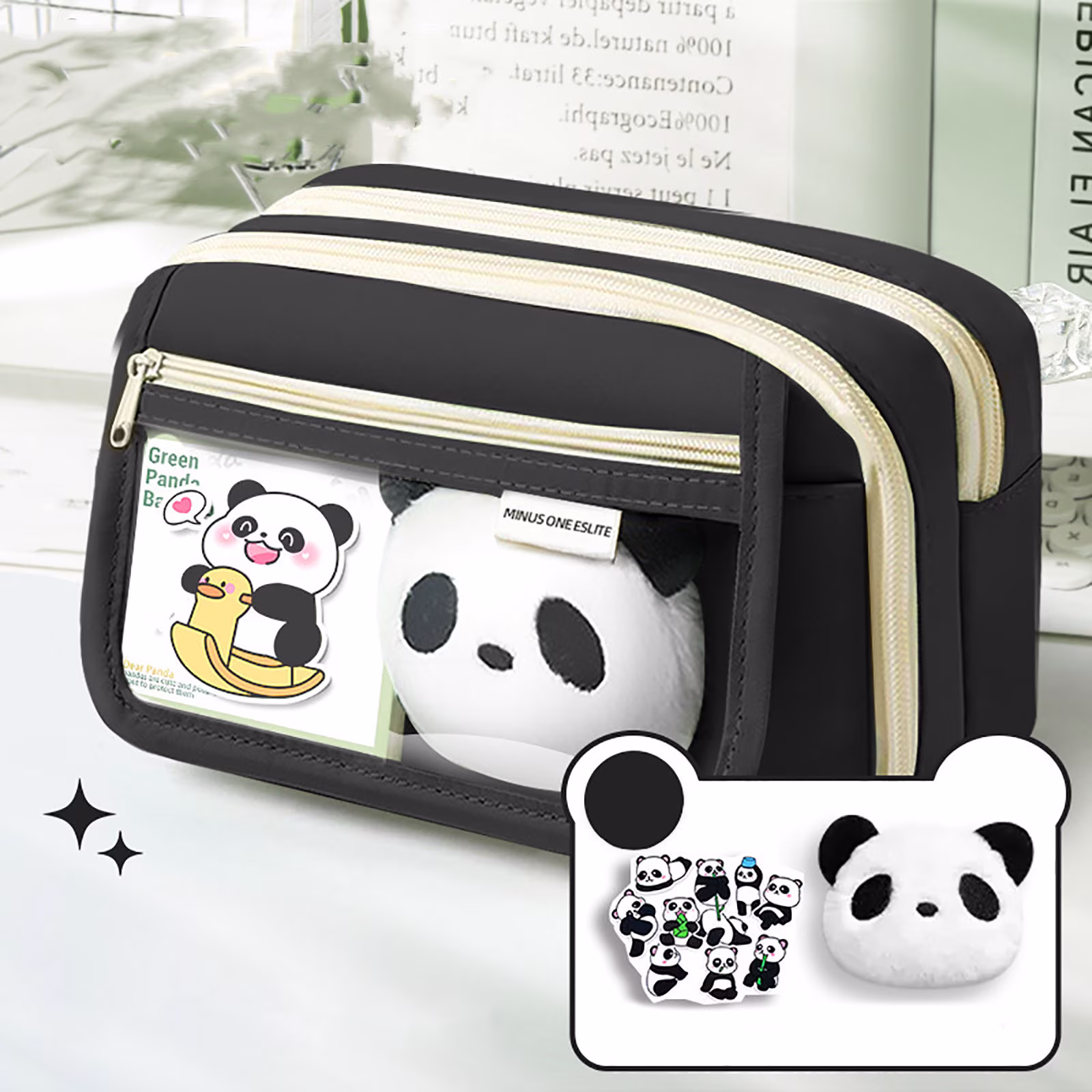 PALIFEUR Pencil Case Large Capacity Pencil Pouch, Multi-layer Aesthetic Pen Bag, Sturdy Multifunctional Pencil Bag, Pencil Box, Sky Blue