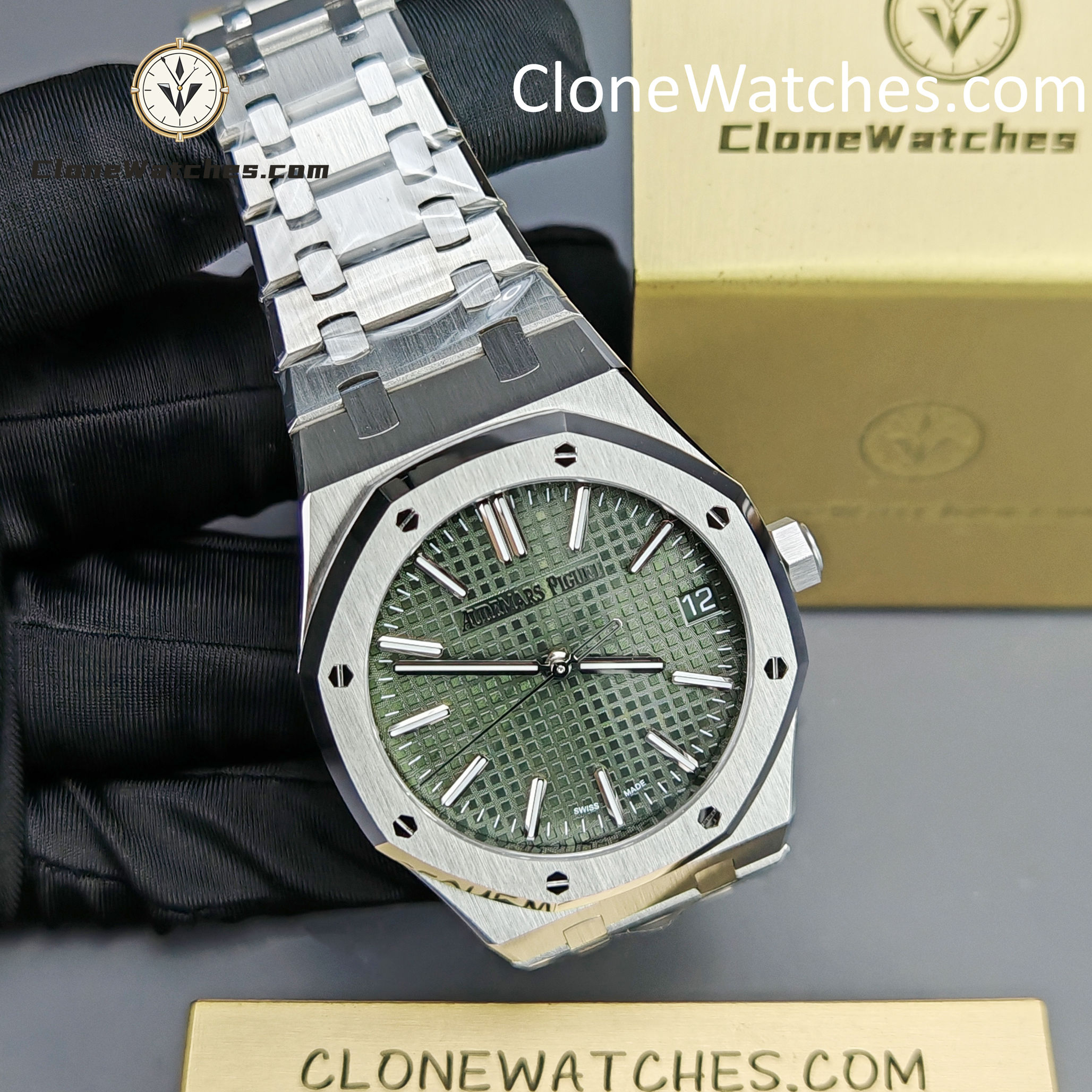 Audemars Piguet Super Clone Watches 1:1 Royal Oak 15510 Green Dial 41MM Selfwinding