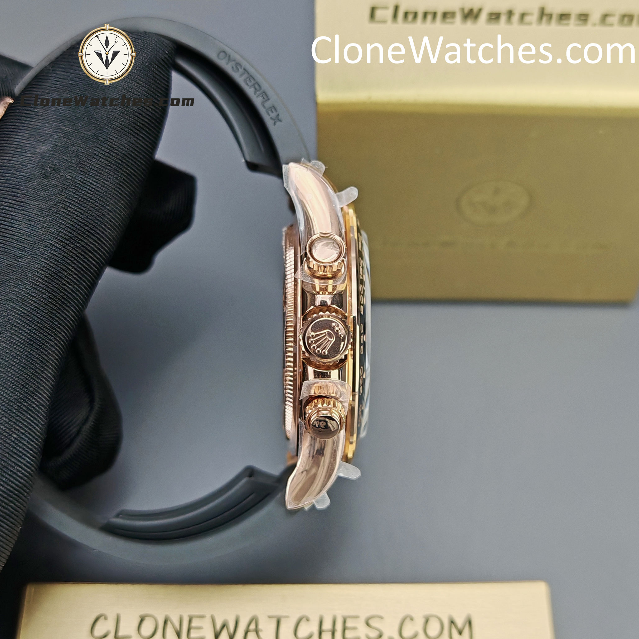 Rolex Super Clone Watches 1:1 Daytona Rose Gold M126515ln-0002 4131 Movement