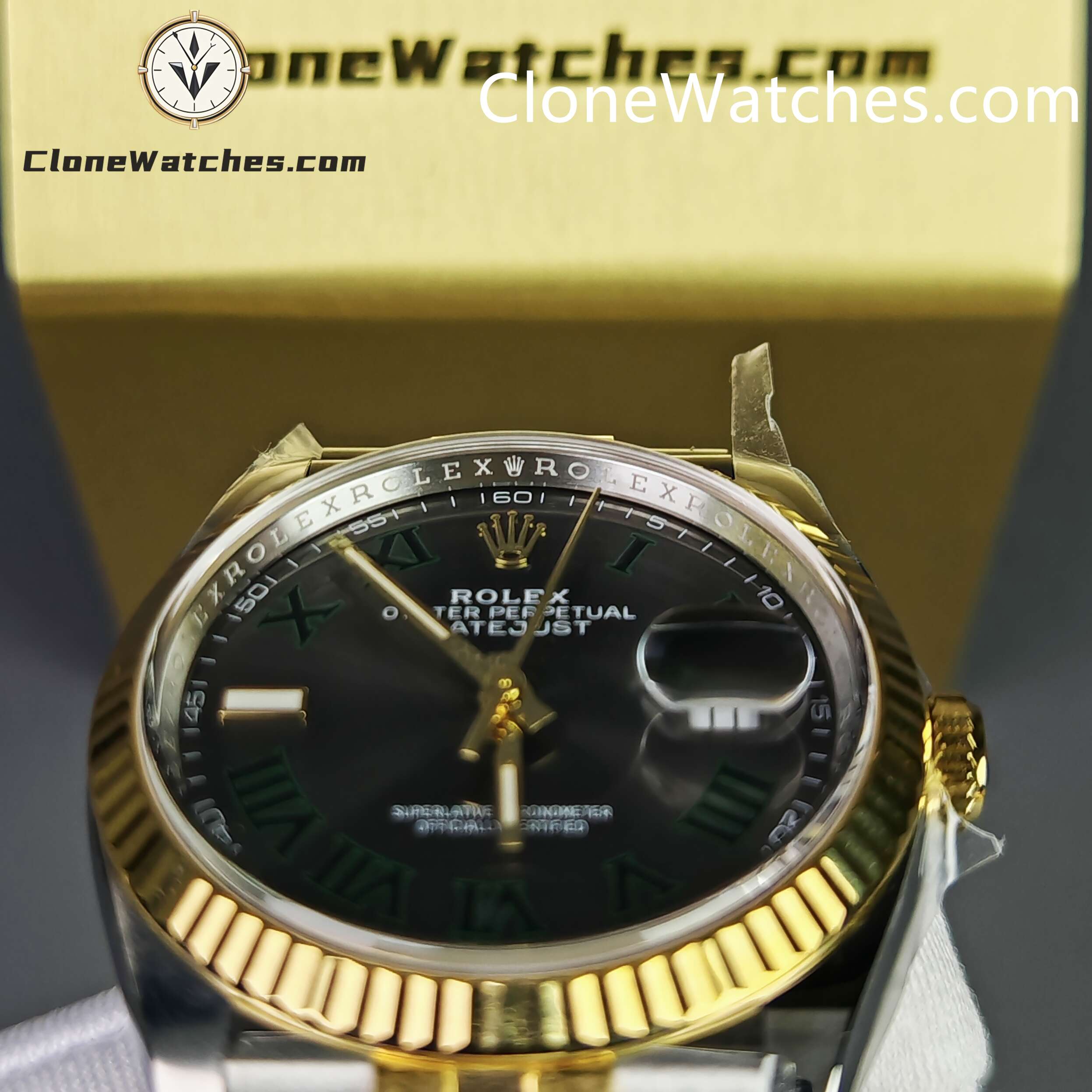 Rolex Super Clone Watches 1:1 DateJust Gray Roman Dial M126233 – 0035 Jubilee 36MM 3235 Movement