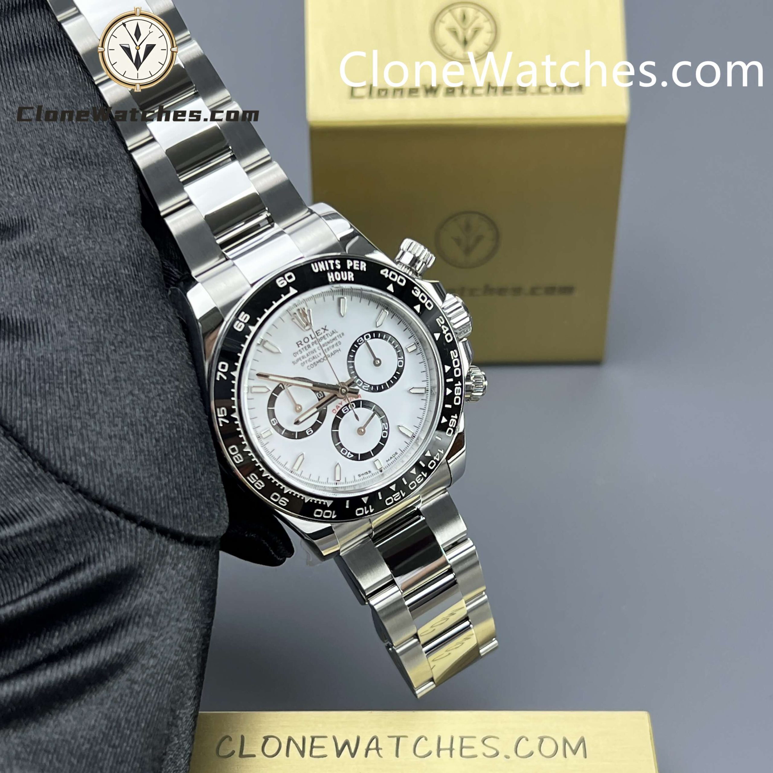 Rolex Super Clone Watches 1:1 Panda Daytona M126500LN-0001 4131 Movement