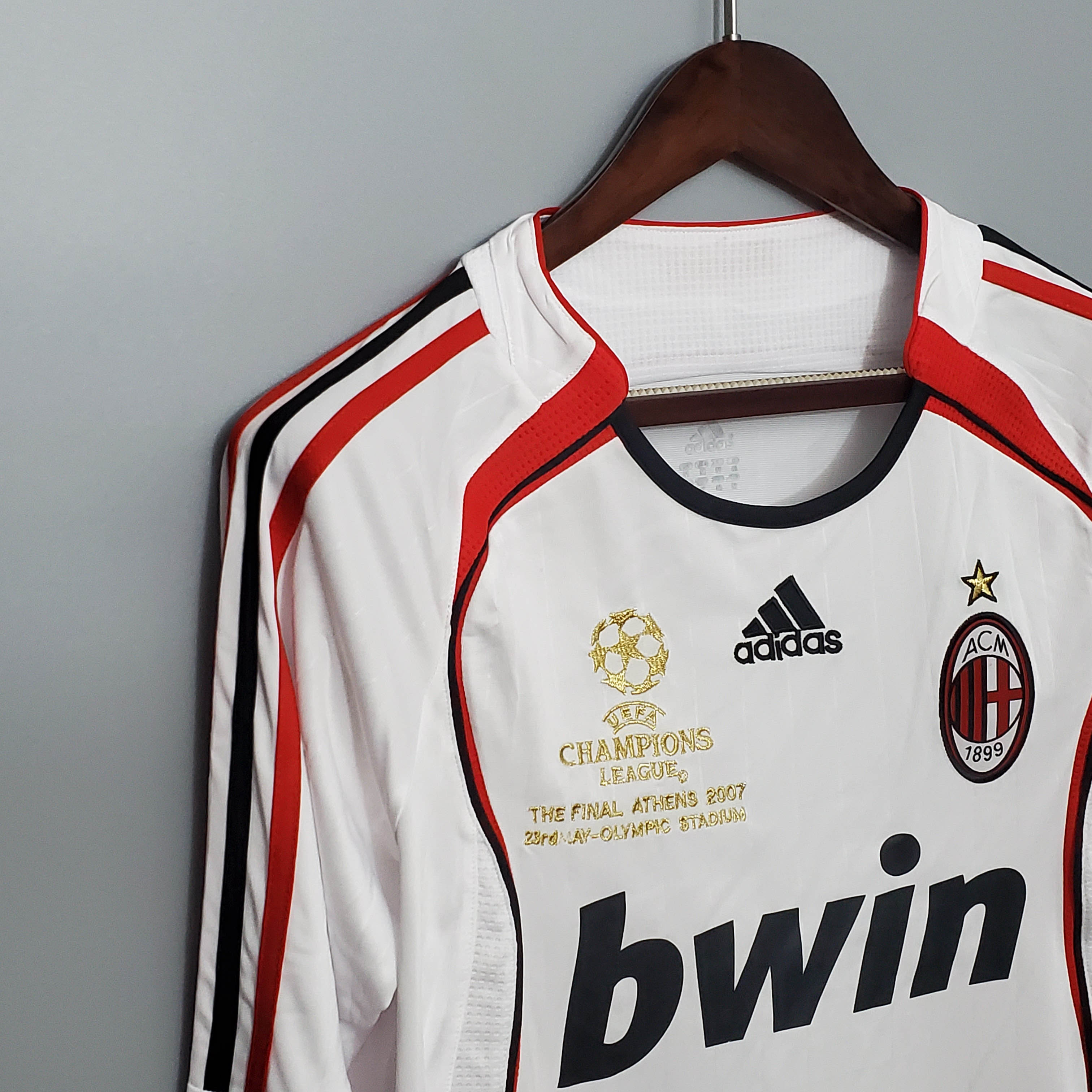 2006/07 AC Milan Away Retro Long Sleeve-Fans