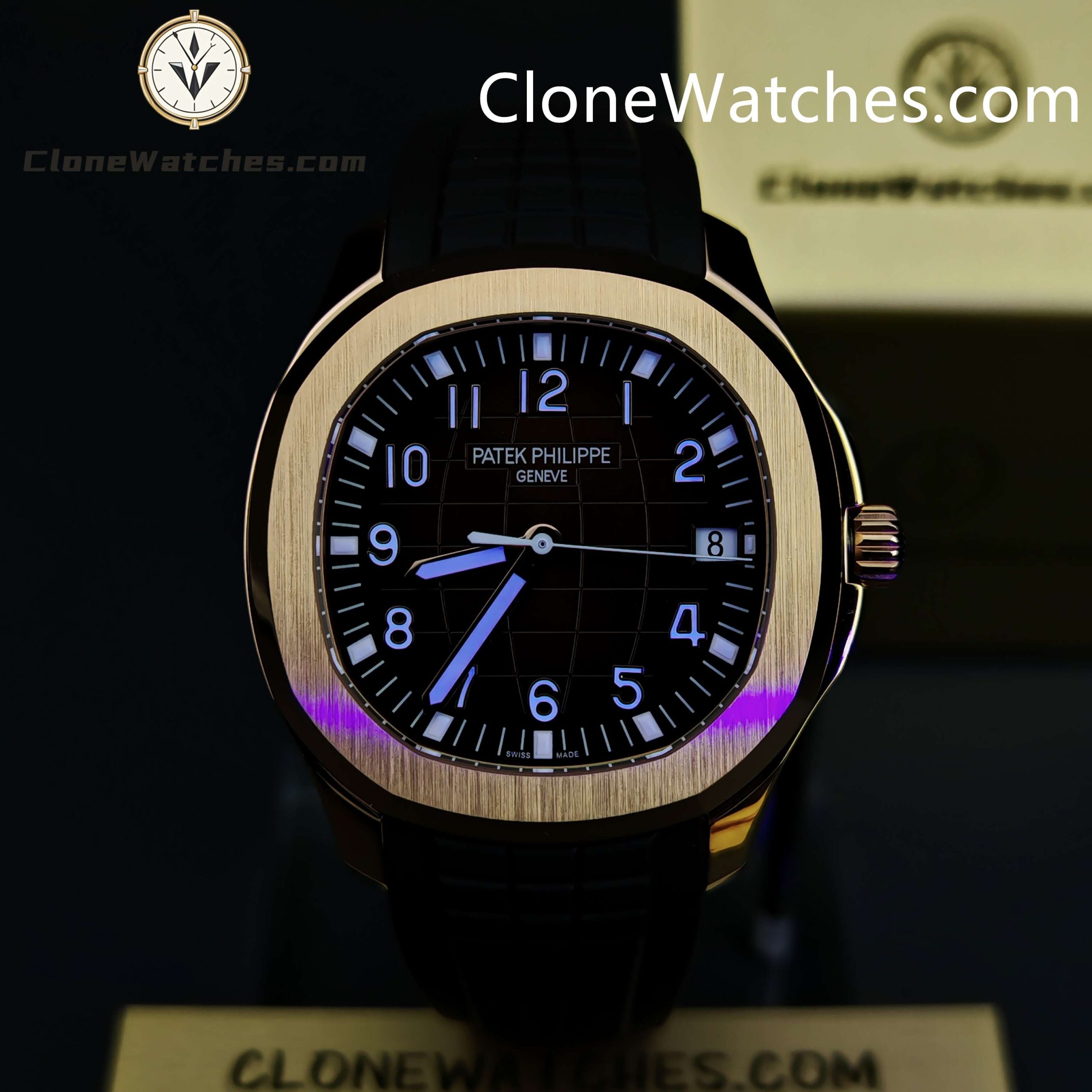 Patek Philippe Super Clone Watches 1:1 Aquanaut Rose Gold 5167R-001 40.8 mm