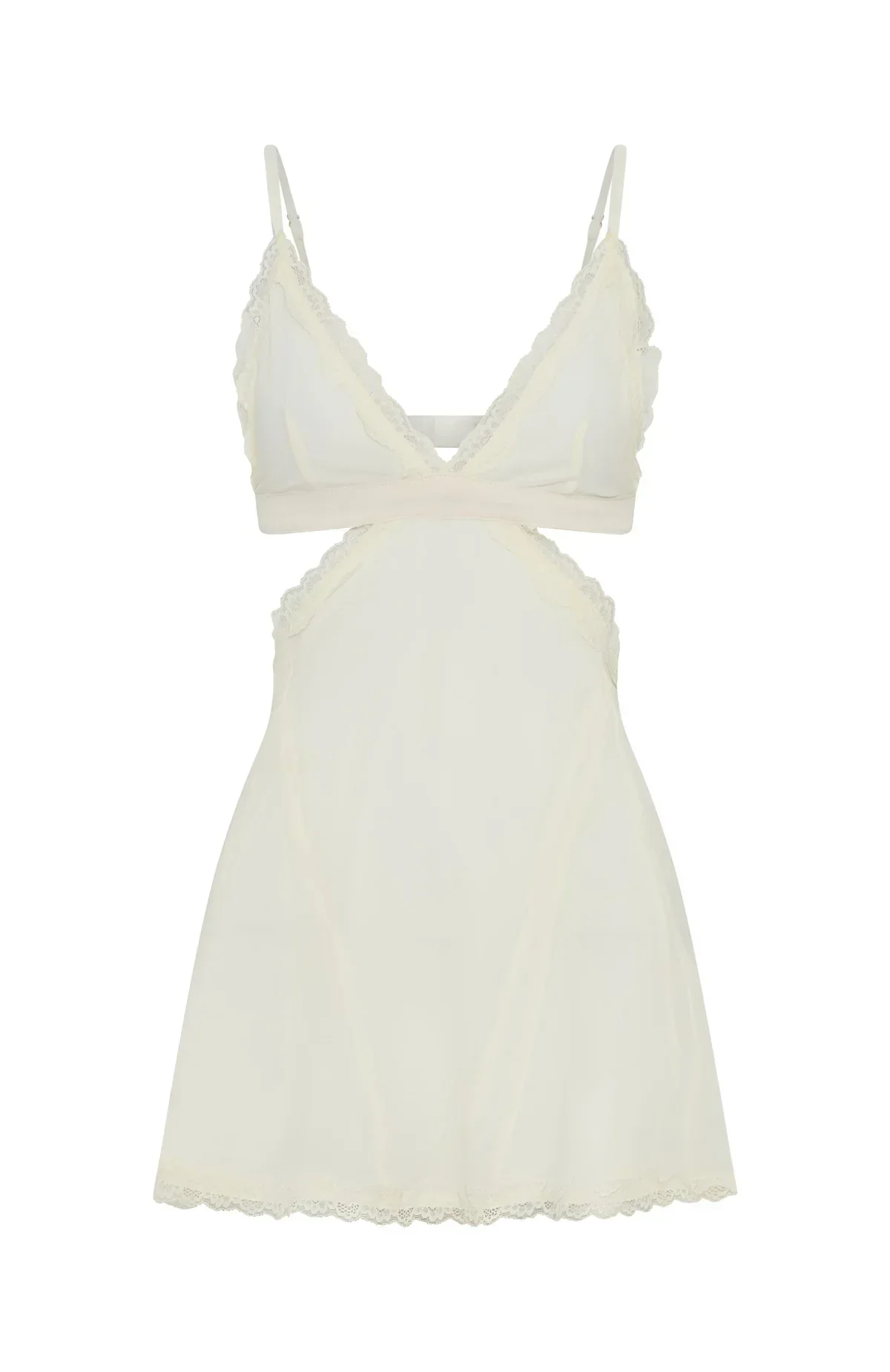 Polar Opposite Mini Dress Off White