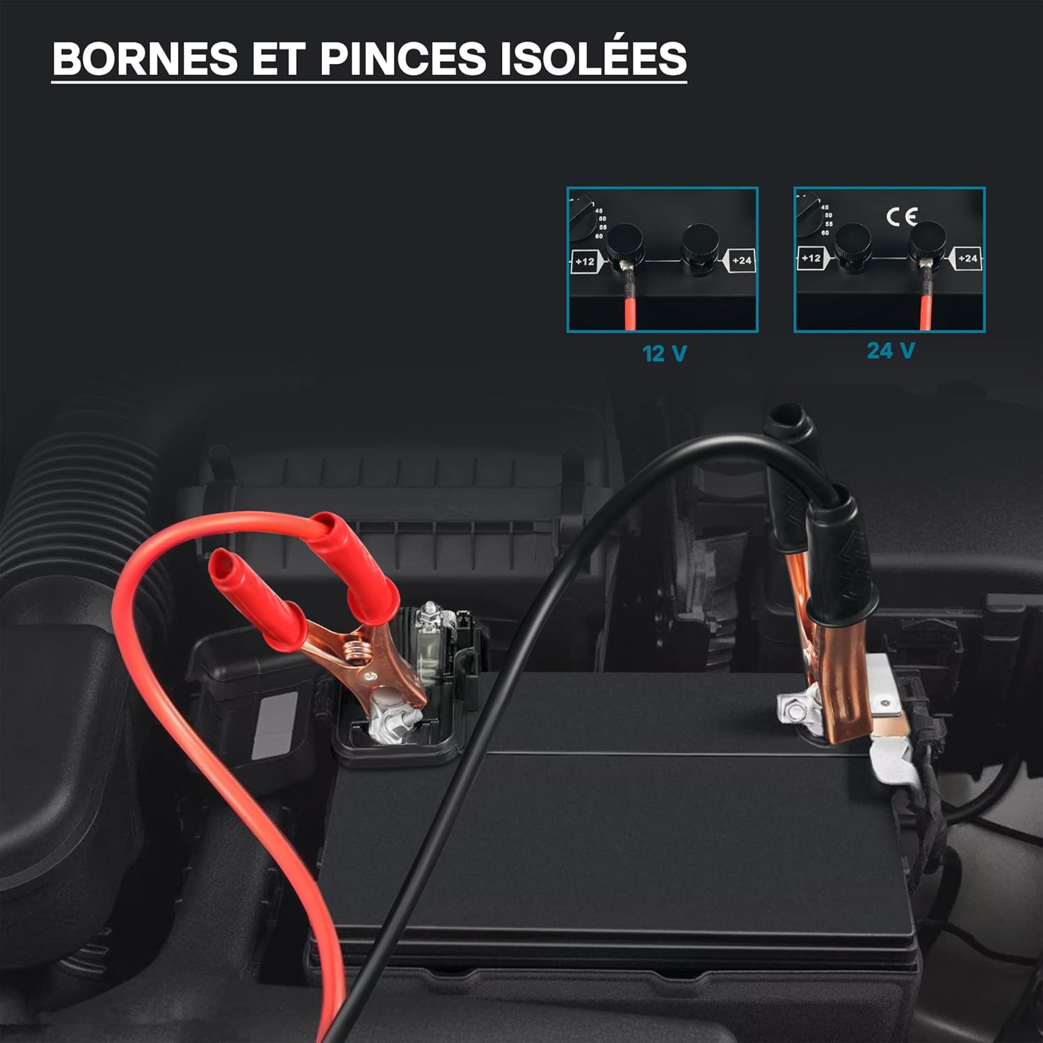 Chargeur batterie 12 V 24 V modèle 430