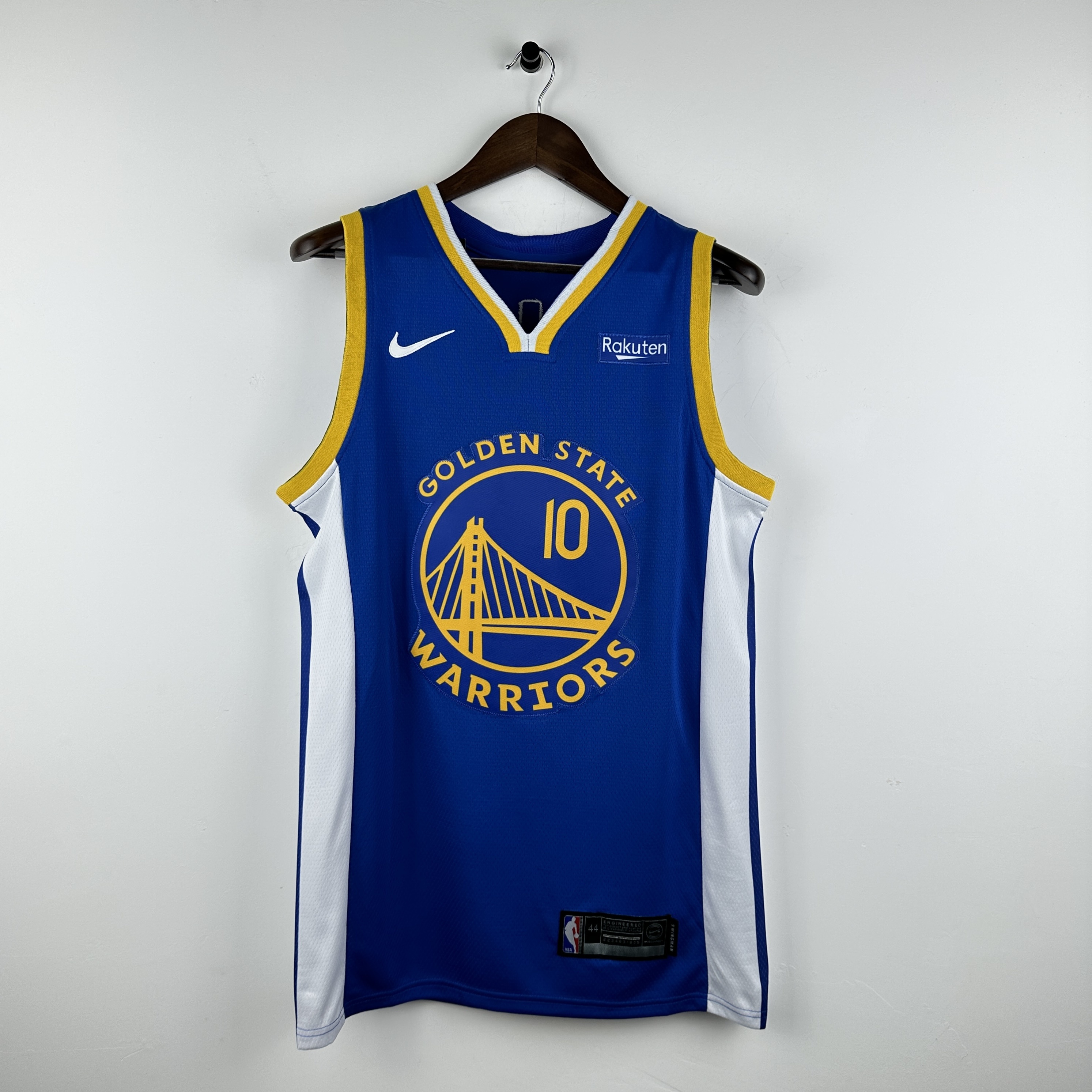 Embroidered Warriors V-neck blue No. 10 Butler