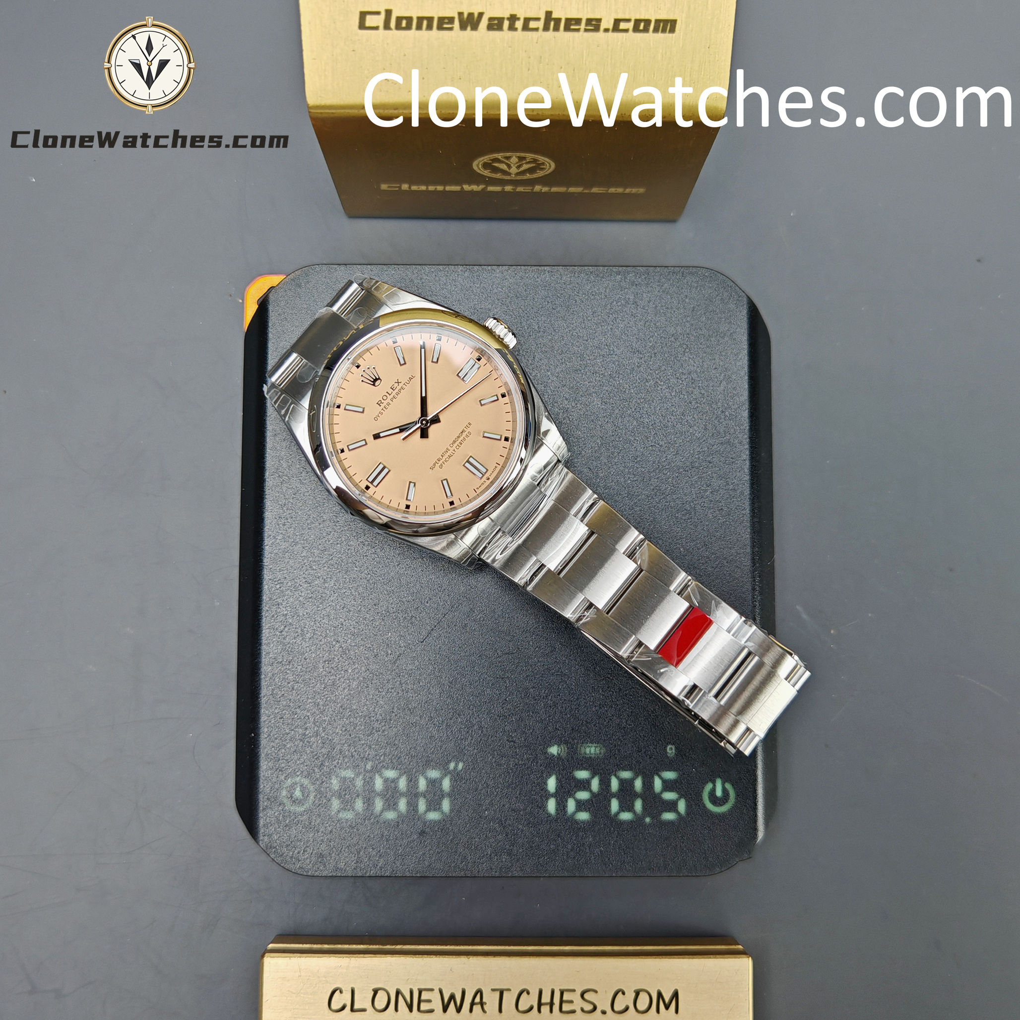 Rolex Super Clone Watches 1:1 Oyster Perpetual Yellow Dial 36mm M126000-0012 3230 Movement